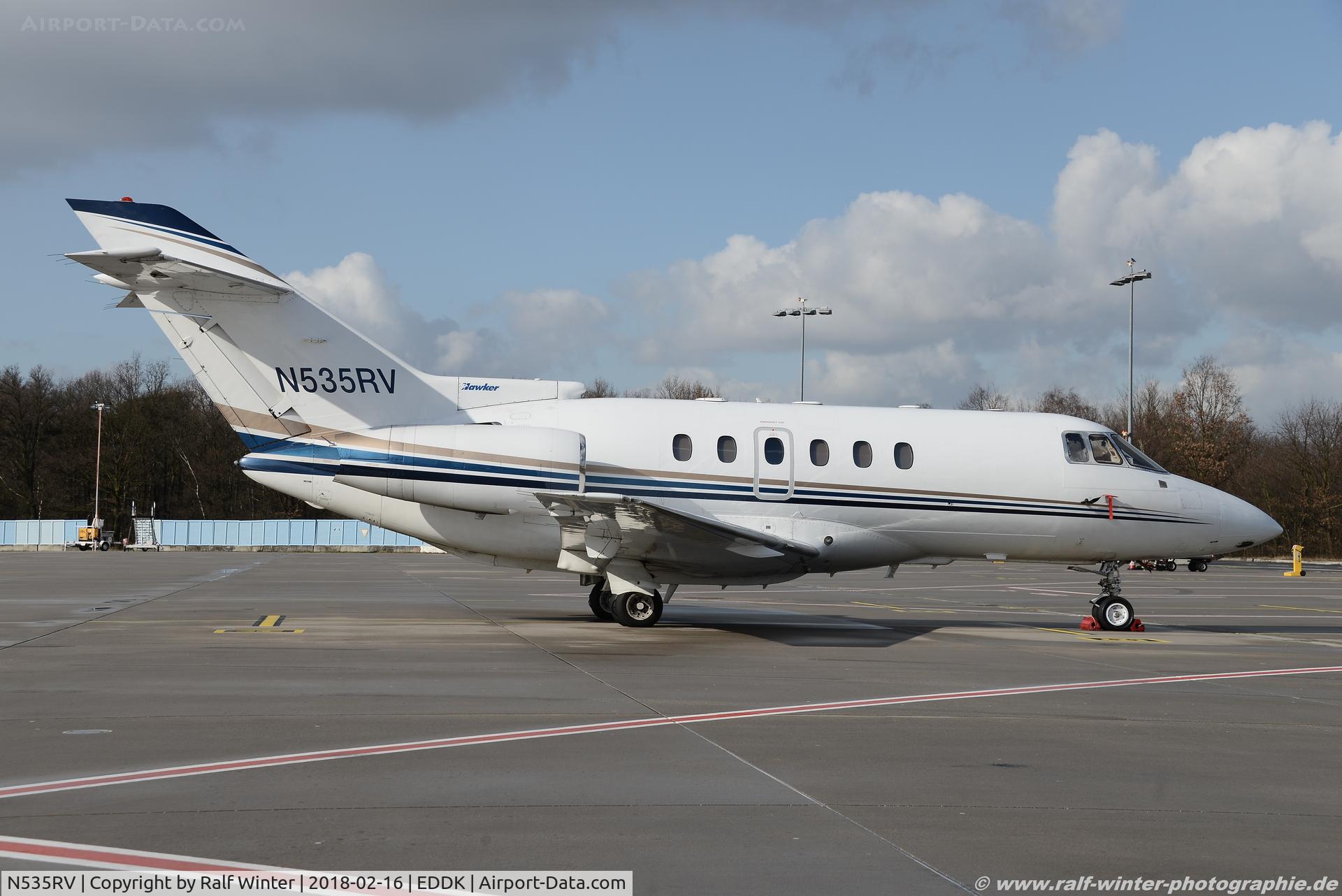 N535RV, 1998 Raytheon Hawker 800XP C/N 258355, Raytheon Aircraft Hawker 800XP - Aero Jet Aviation - 258355 - N535RV - 16.02.2018 - CGN