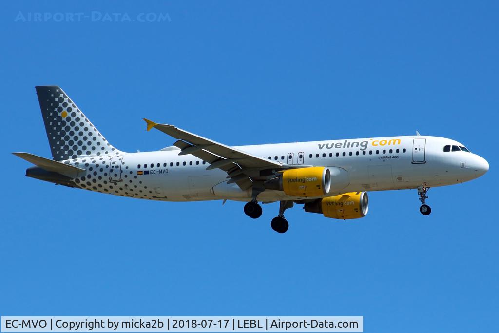 EC-MVO, 2010 Airbus A320-214 C/N 4291, Landing
