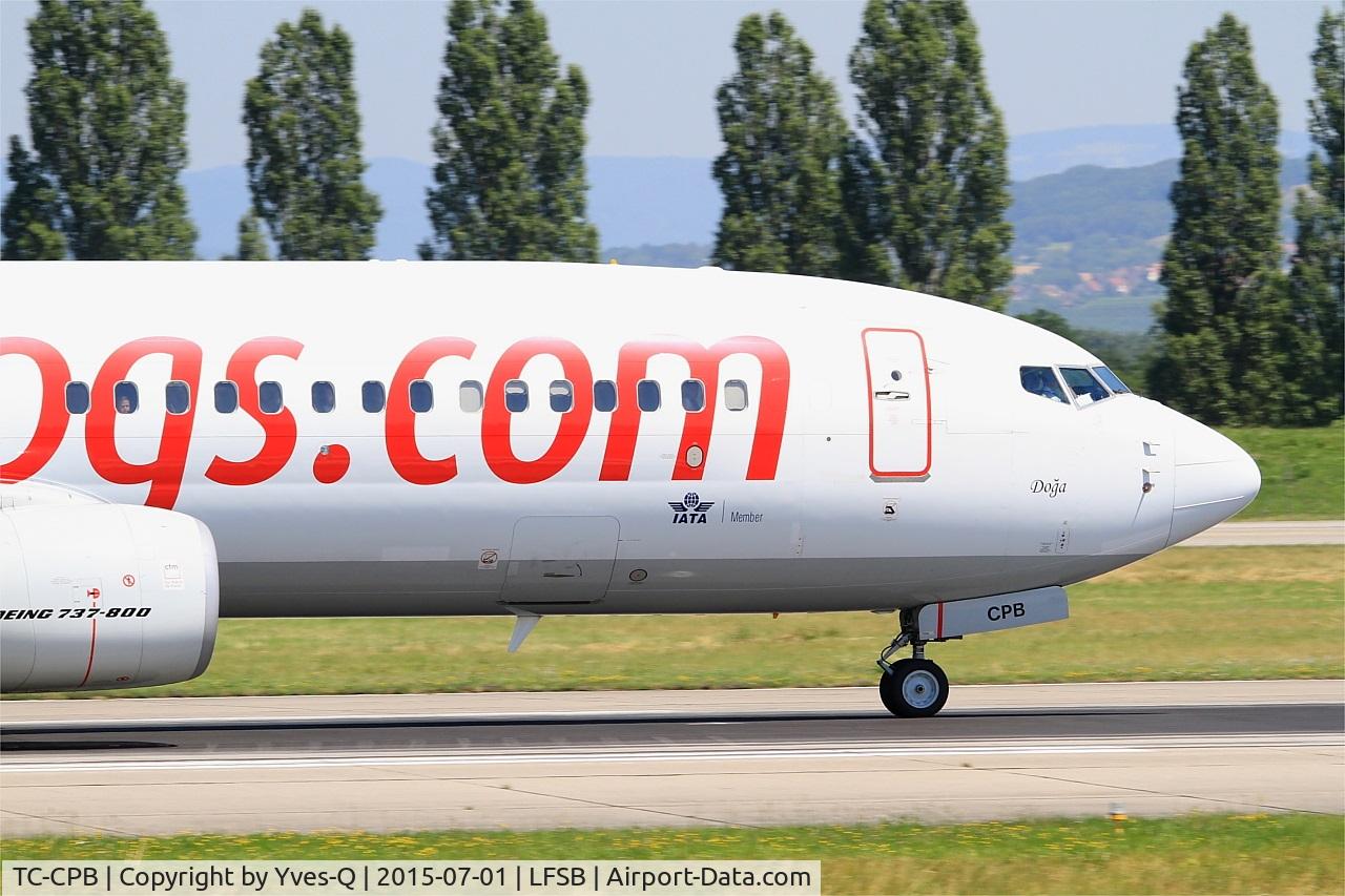 TC-CPB, 2012 Boeing 737-82R C/N 38177, Boeing 737-82R, Take off run rwy 15, Bâle-Mulhouse-Fribourg airport (LFSB-BSL)