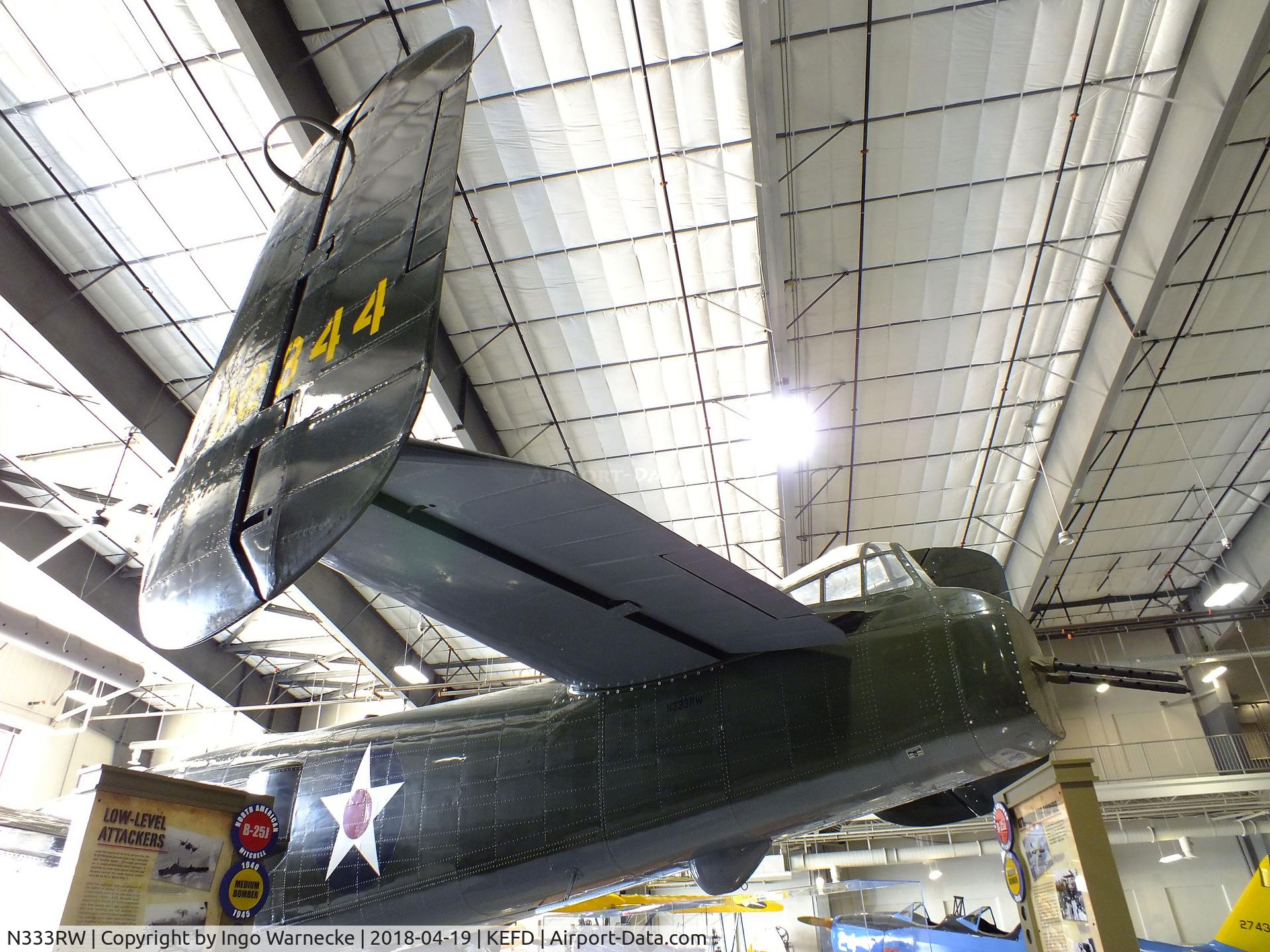 N333RW, 1944 North American B-25N Mitchell C/N 108-47488, North American B-25N Mitchell at the Lone Star Flight Museum, Houston TX