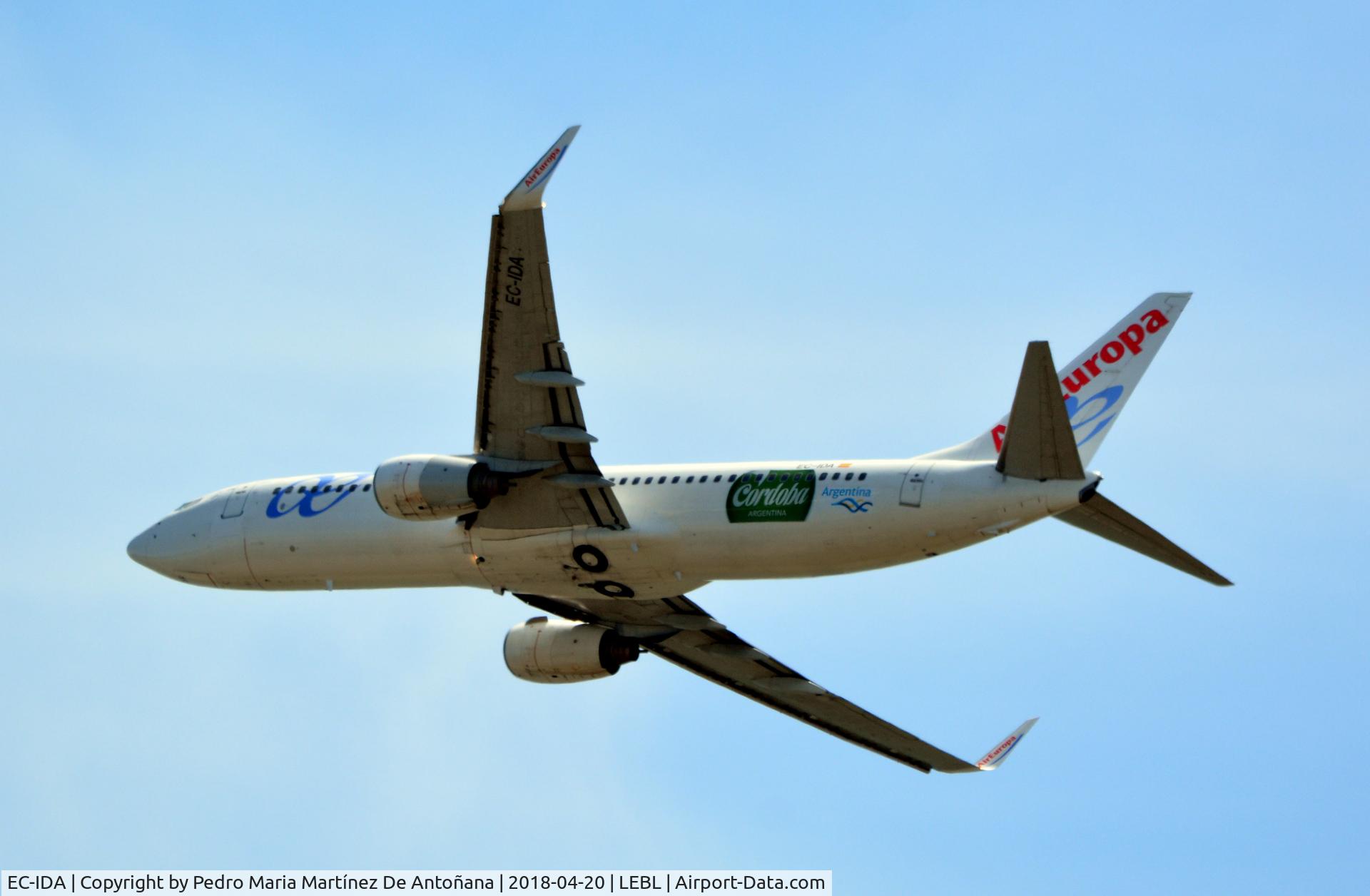 EC-IDA, 2002 Boeing 737-86Q C/N 32773, El Prat  -  Barcelona  -  España