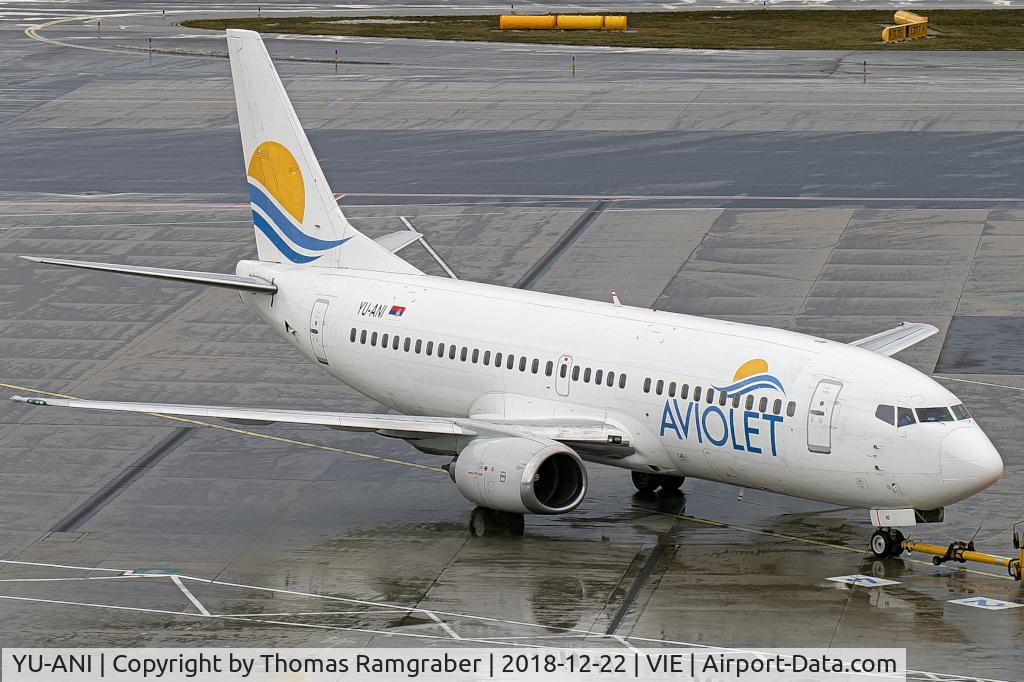 YU-ANI, 1985 Boeing 737-3H9 C/N 23416, Aviolet Boeing 737-300