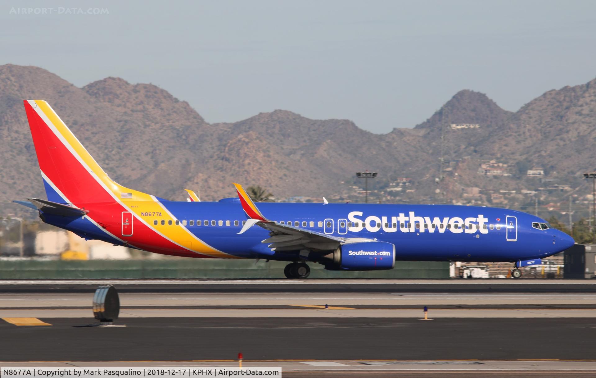 N8677A, 2016 Boeing 737-8H4 C/N 36650, Boeing 737-8H4