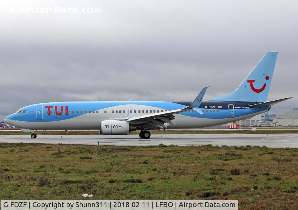 G-FDZF, 2008 Boeing 737-8K5 C/N 35138, Taxiing to the Terminal...