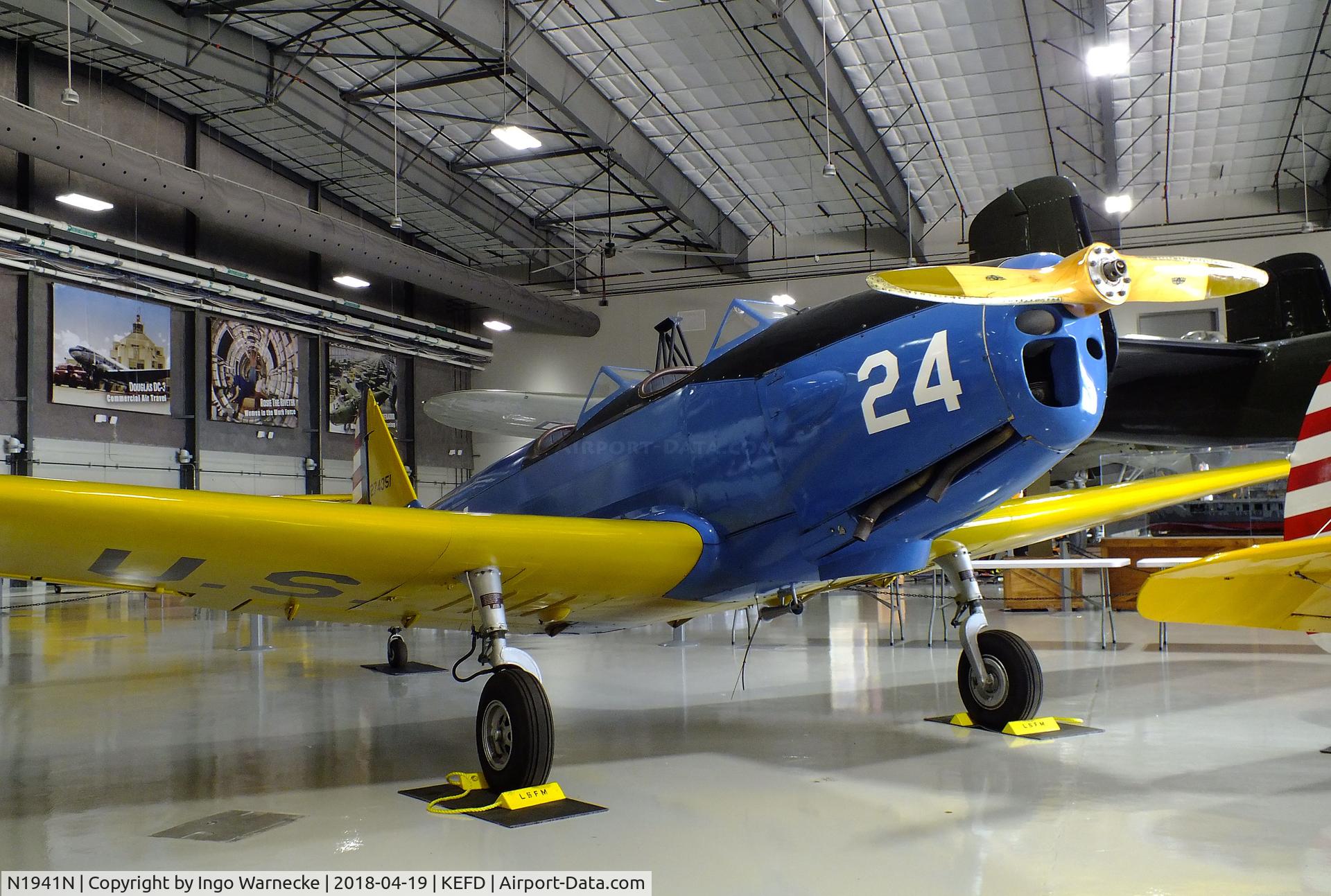 N1941N, 1941 Fairchild M-62A C/N T41-1184, Fairchild M-62A (PT-19 Cornell) at the Lone Star Flight Museum, Houston TXkefd
