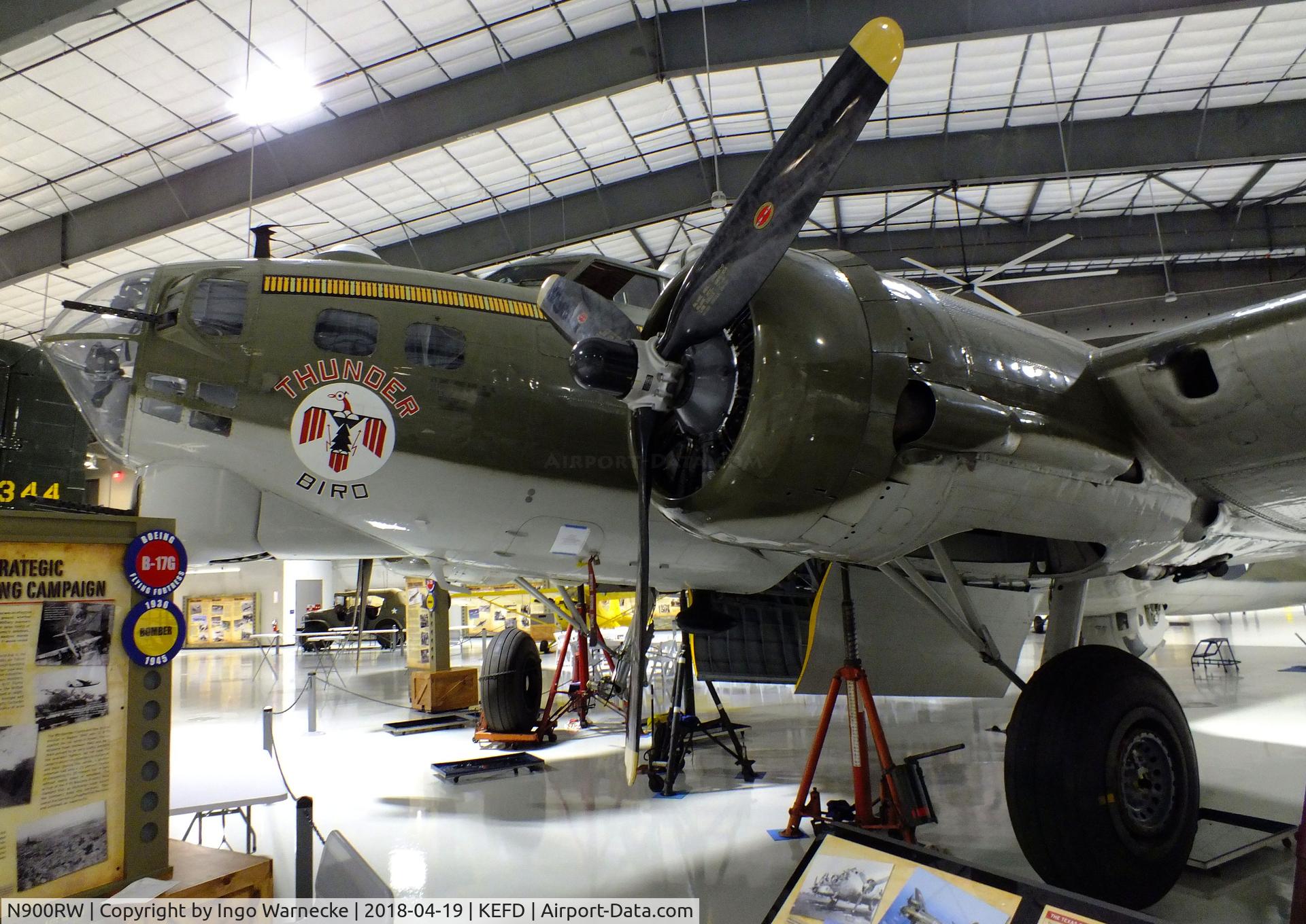 N900RW, 1944 Boeing B-17G Flying Fortress C/N 8627, Boeing B-17G Flying Fortress at the Lone Star Flight Museum, Houston TX