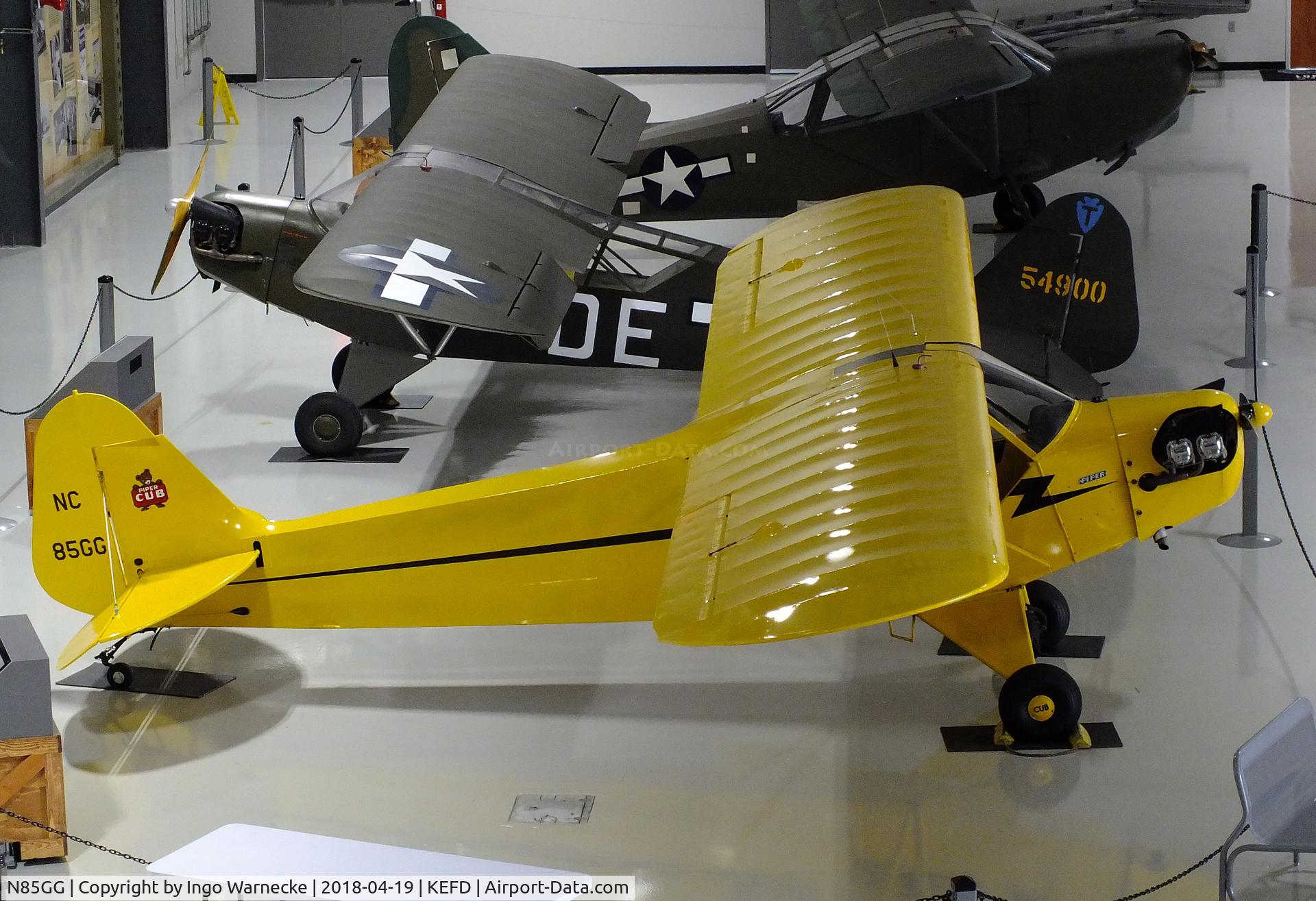 N85GG, 1940 Piper J3C-65 Cub C/N 5295, Piper J3C-65 Cub at the Lone Star Flight Museum, Houston TX