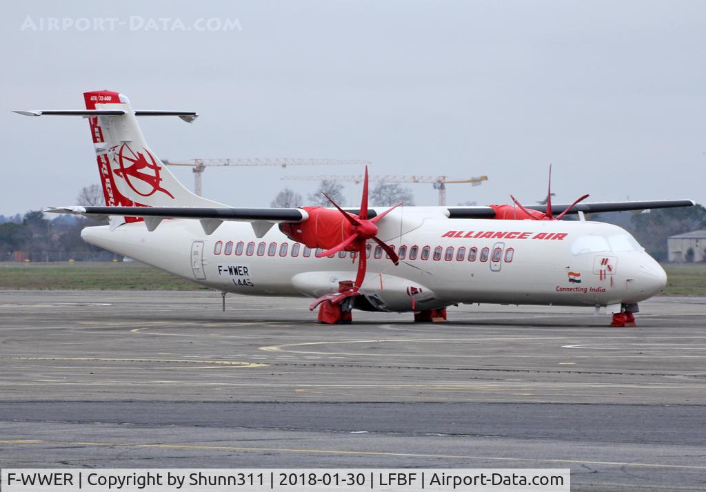 F-WWER, 2017 ATR 72-600 C/N 1445, C/n 1445 - To be VT-RKK