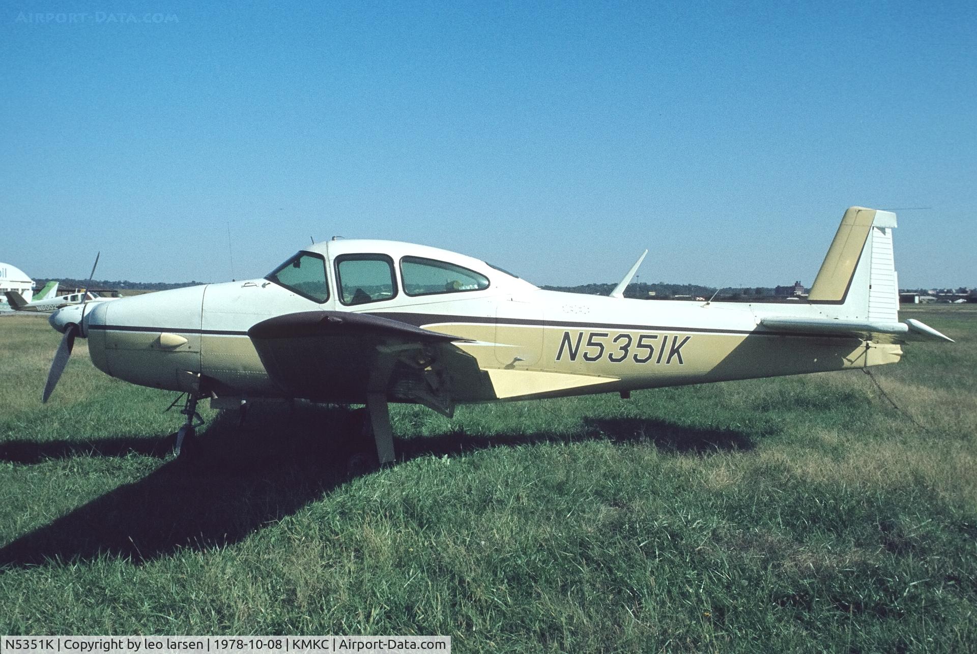 N5351K, 1950 Ryan NAVION B C/N NAV-4-2251B, Kansas City 8.10.1978