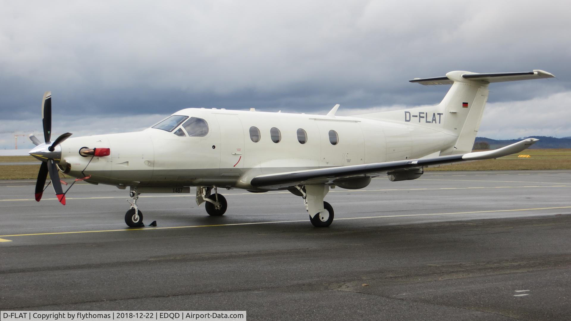 D-FLAT, 2014 Pilatus PC-12/47E C/N 1487, D-FLAT Bayreuth Airport