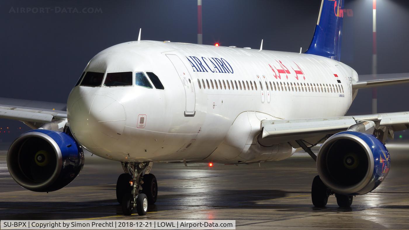 SU-BPX, 2007 Airbus A320-214 C/N 3323, SU-BPX @ Linz Airport