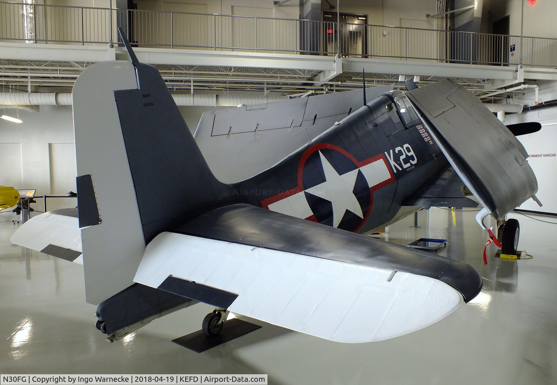 N30FG, 1944 Grumman F6F-3 Hellcat C/N A-3196, Grumman F6F-3 Hellcat at the Lone Star Flight Museum, Houston TX