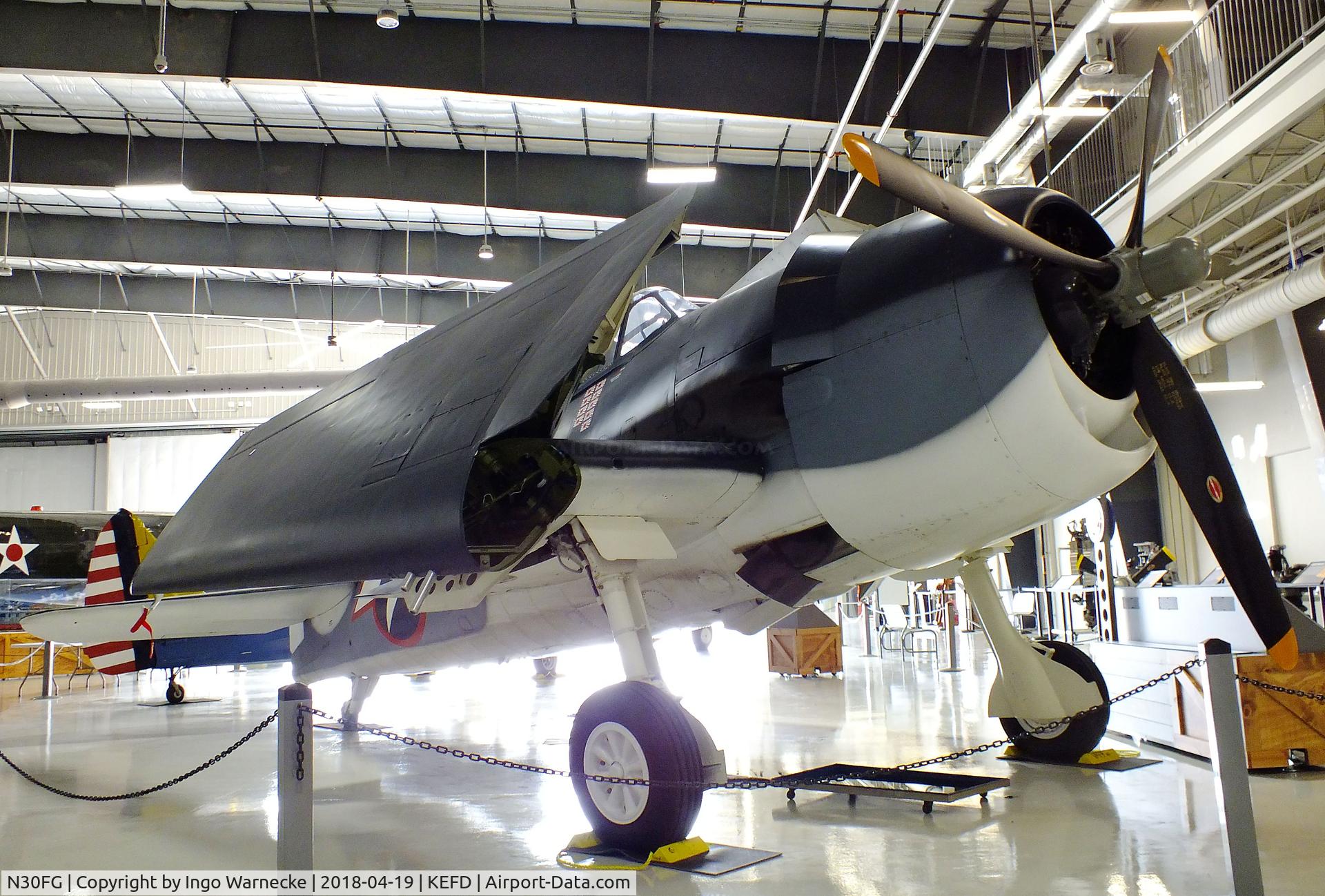 N30FG, 1944 Grumman F6F-3 Hellcat C/N A-3196, Grumman F6F-3 Hellcat at the Lone Star Flight Museum, Houston TX