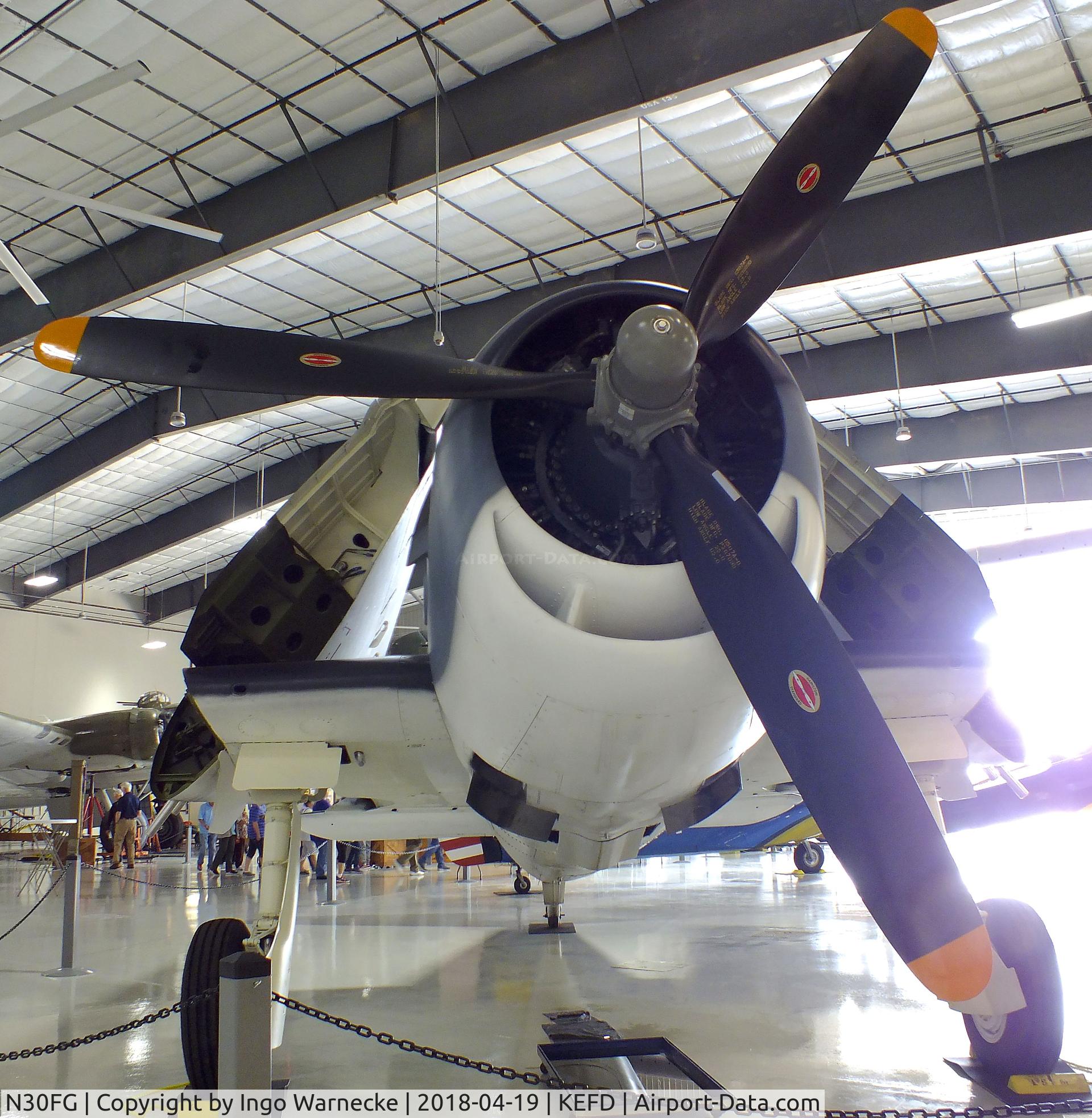 N30FG, 1944 Grumman F6F-3 Hellcat C/N A-3196, Grumman F6F-3 Hellcat at the Lone Star Flight Museum, Houston TX