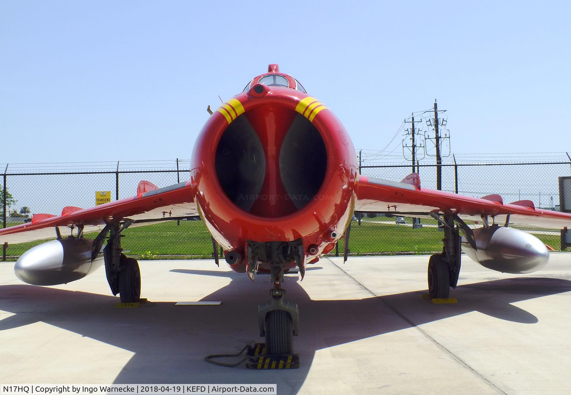 N17HQ, 1963 PZL-Mielec Lim-6bis (MiG-17) C/N 1J0528, PZL-Mielec LIM-6bis (MiG-17) FRESCO at the Lone Star Flight Museum, Houston TX