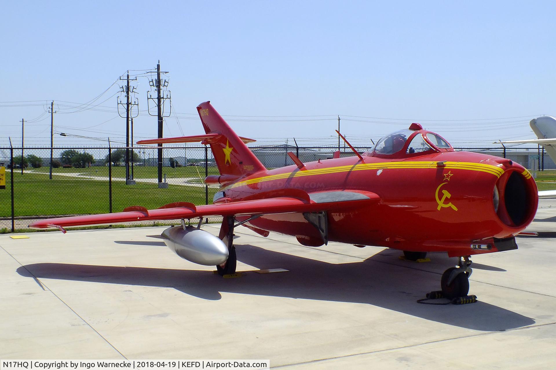 N17HQ, 1963 PZL-Mielec Lim-6bis (MiG-17) C/N 1J0528, PZL-Mielec LIM-6bis (MiG-17) FRESCO at the Lone Star Flight Museum, Houston TX