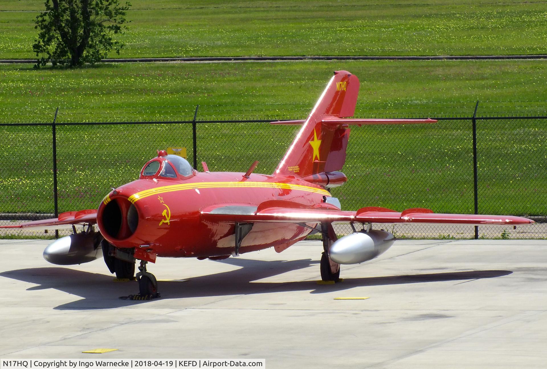 N17HQ, 1963 PZL-Mielec Lim-6bis (MiG-17) C/N 1J0528, PZL-Mielec LIM-6bis (MiG-17) FRESCO at the Lone Star Flight Museum, Houston TX