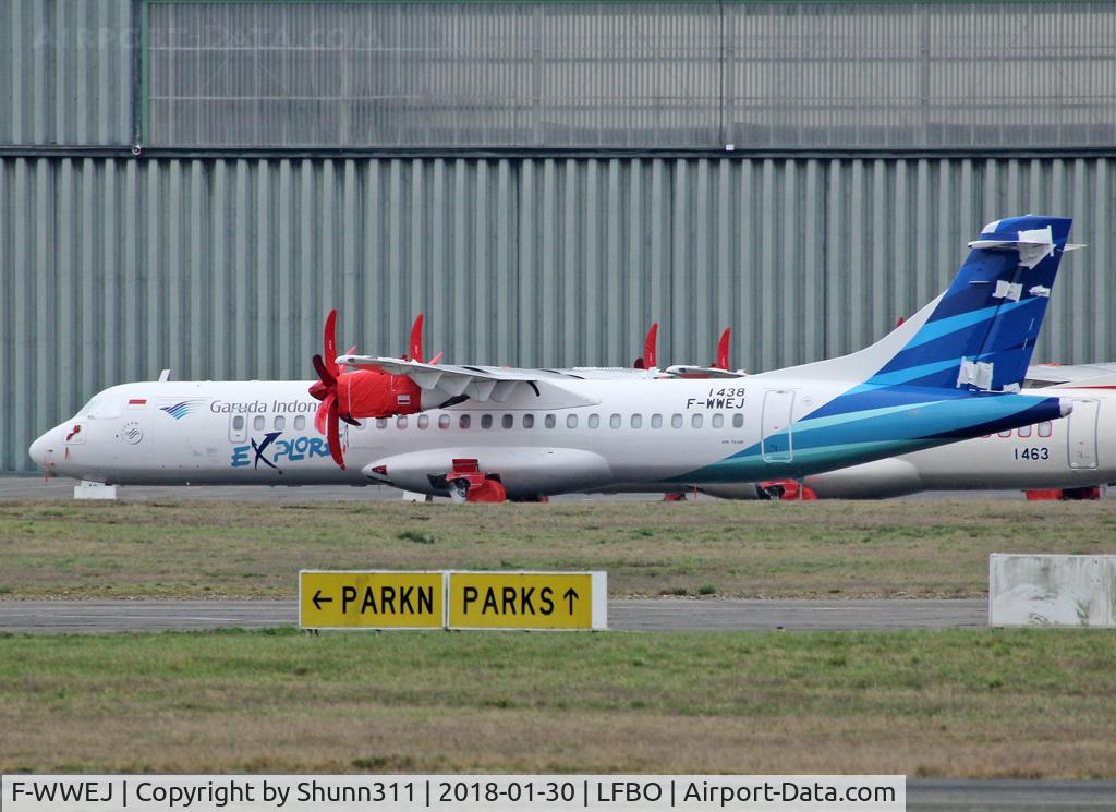 F-WWEJ, 2017 ATR 72-600 (72-212A) C/N 1438, C/n 1438 - To be PK-GAS