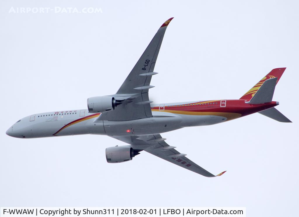 F-WWAW, 2018 Airbus A350-941 C/N 187, C/n 0187 - To be B-LGD