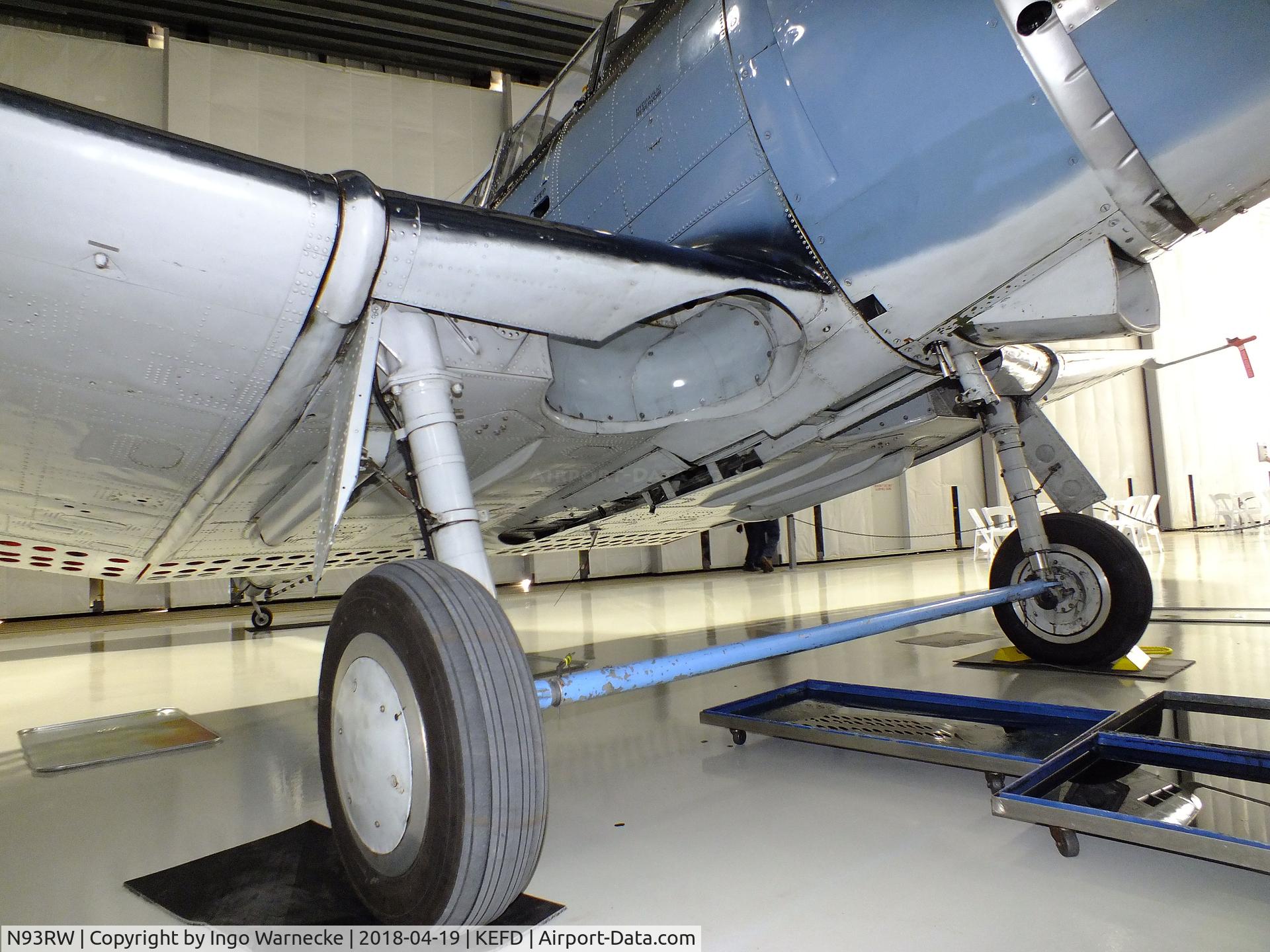 N93RW, 1942 Douglas A-24B C/N 42-54682, Douglas A-24B, displayed as an SBD Dauntless at the Lone Star Flight Museum, Houston TX