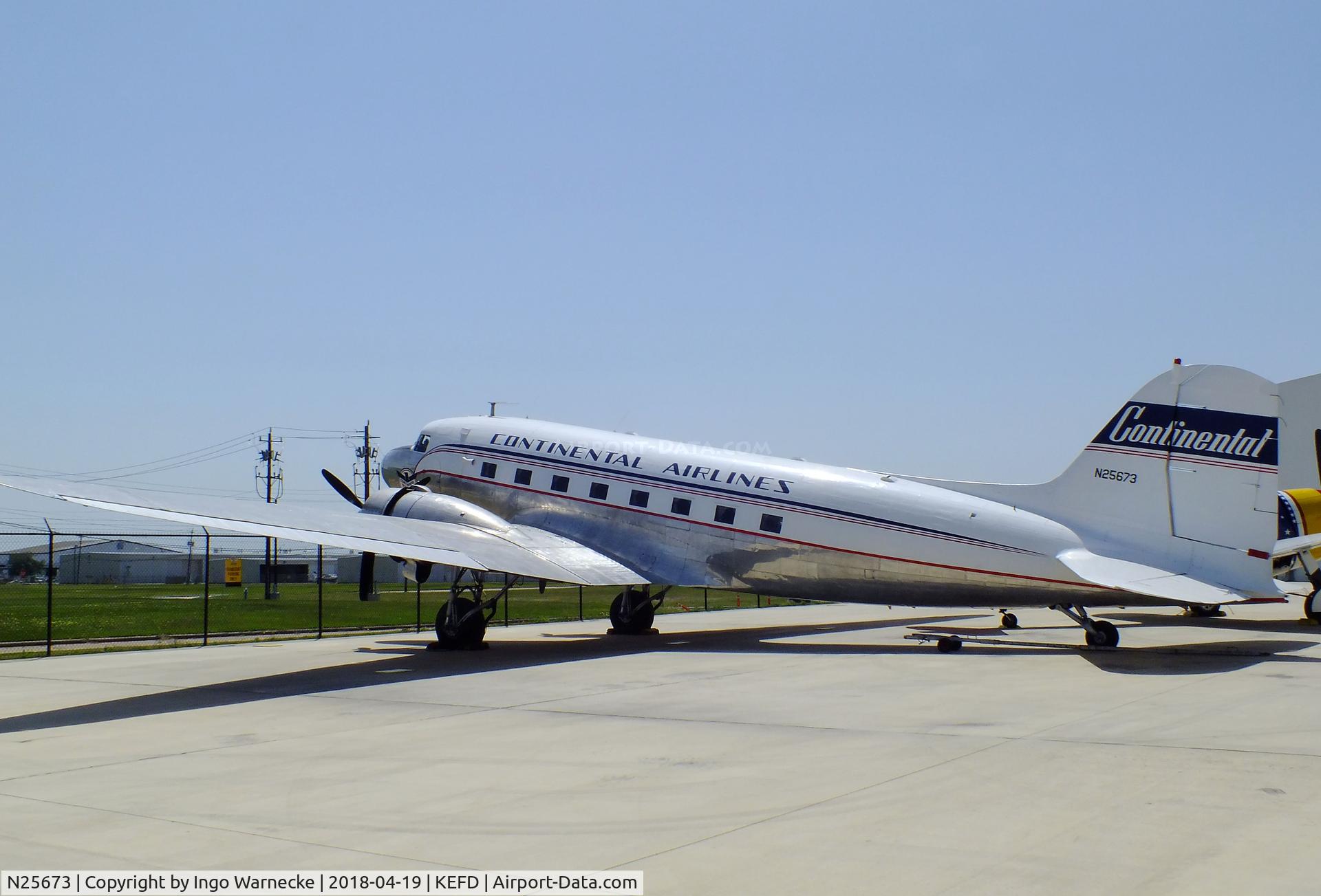 N25673, 1940 Douglas DC-3A C/N 2213, Douglas DC-3A at the Lone Star Flight Museum, Houston TX
