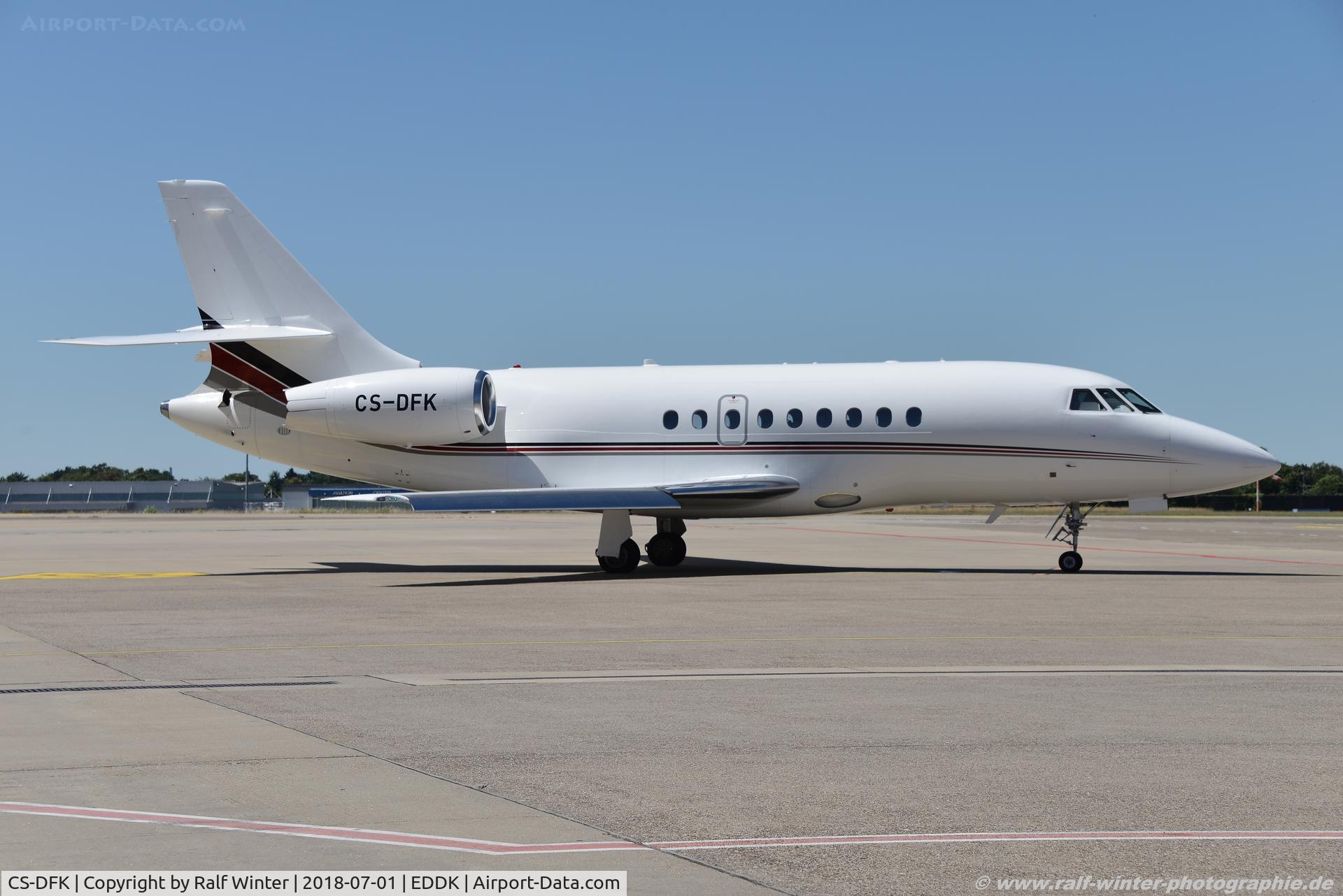 CS-DFK, 2006 Dassault Falcon 2000EX C/N 65, Dassault Falcon 2000EX - NJE NetJets Transportes Aereos - 65 - CS-DFK - 01.07.2018 - CGN