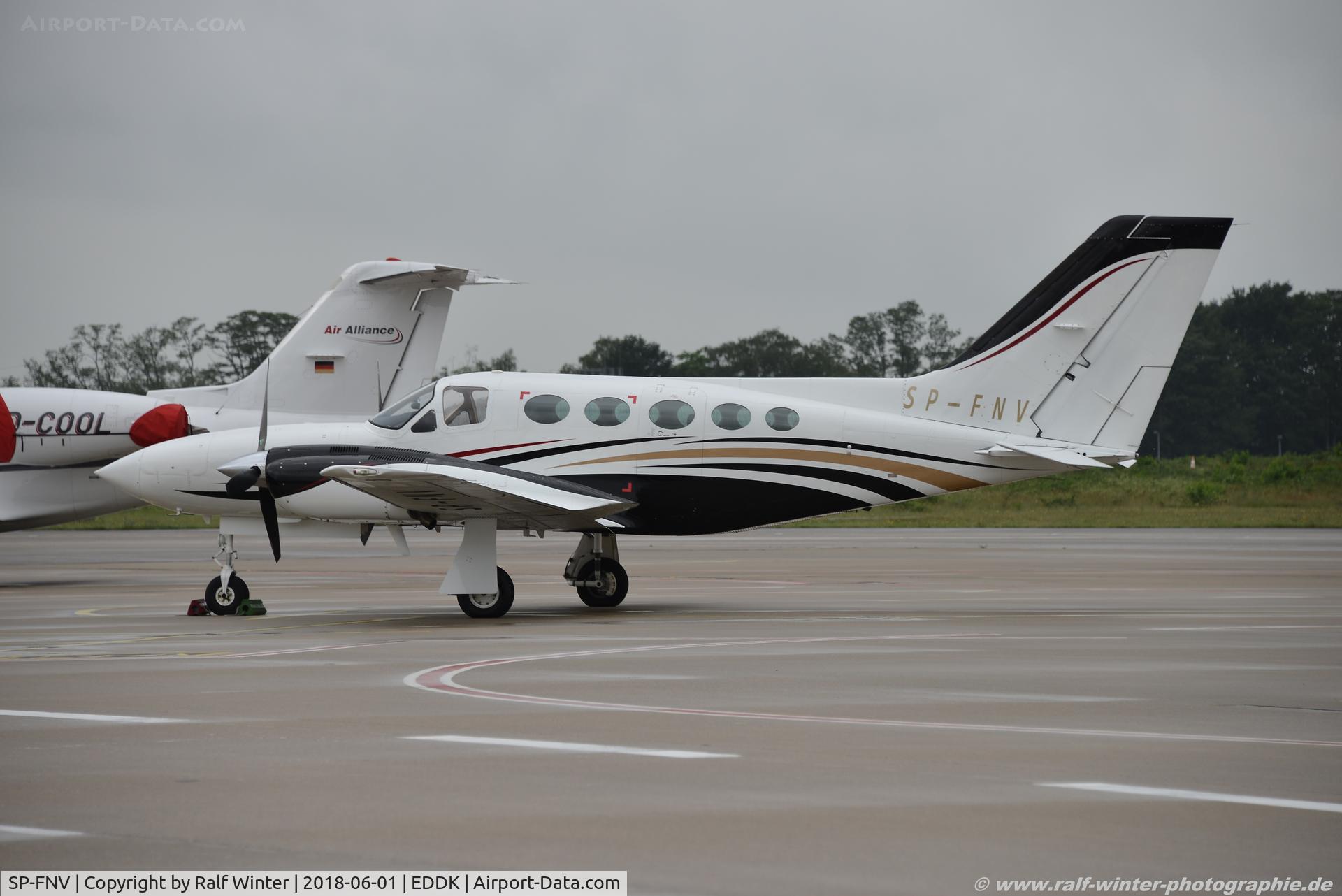 SP-FNV, Cessna 421C III Golden Eagle C/N 421C-0805, Cessna 421C Golden Eagle 3 - SAH Smart Aero Service - 421C0805 - SP-FNV - 01.06.2018 - CGN
