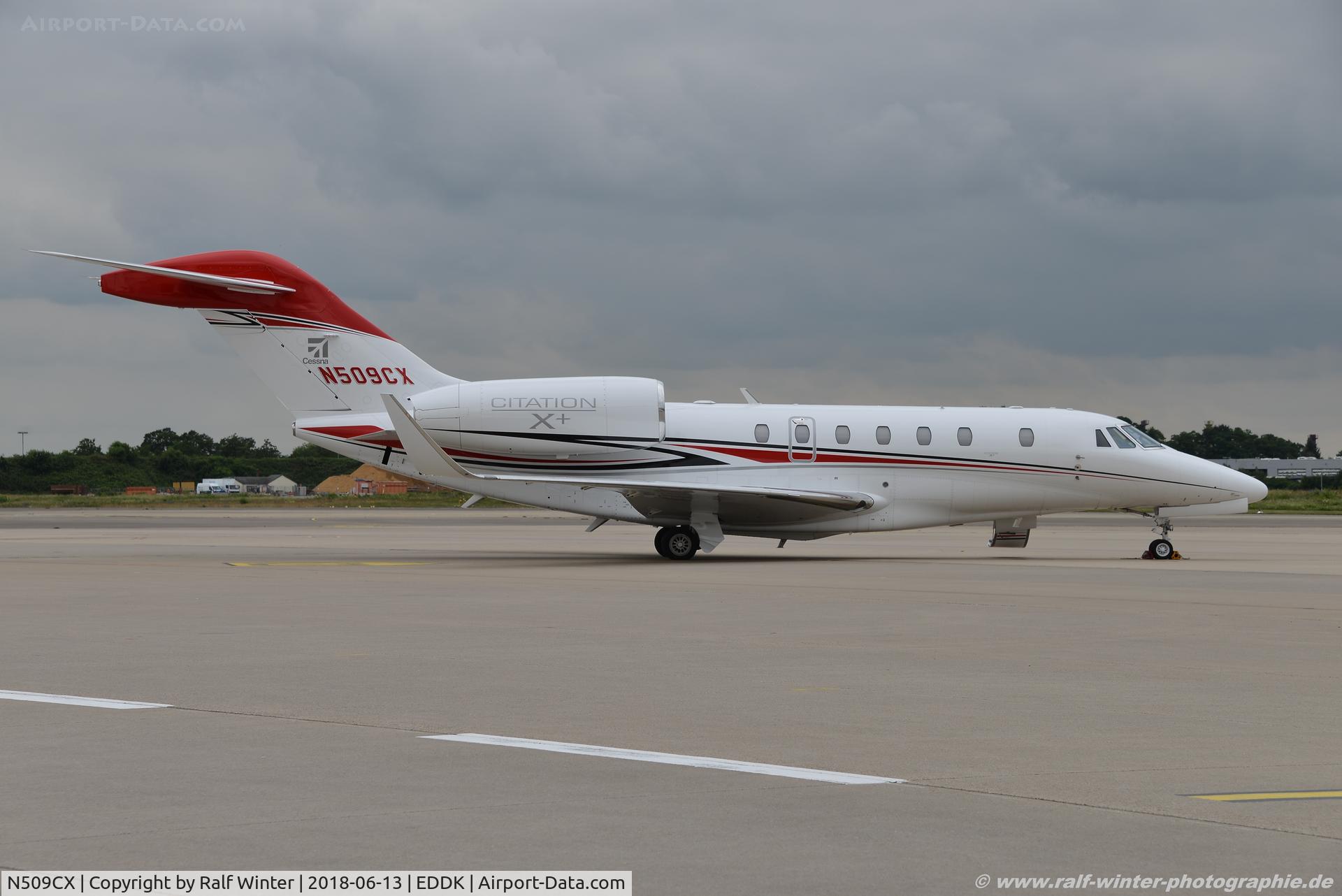 N509CX, 2014 Cessna 750 + Citation X C/N 750-0509, Cessna 750 Citation X+ - Cessna Aircraft Company - 7500509 - N509CX - 13.06.2018 - CGN