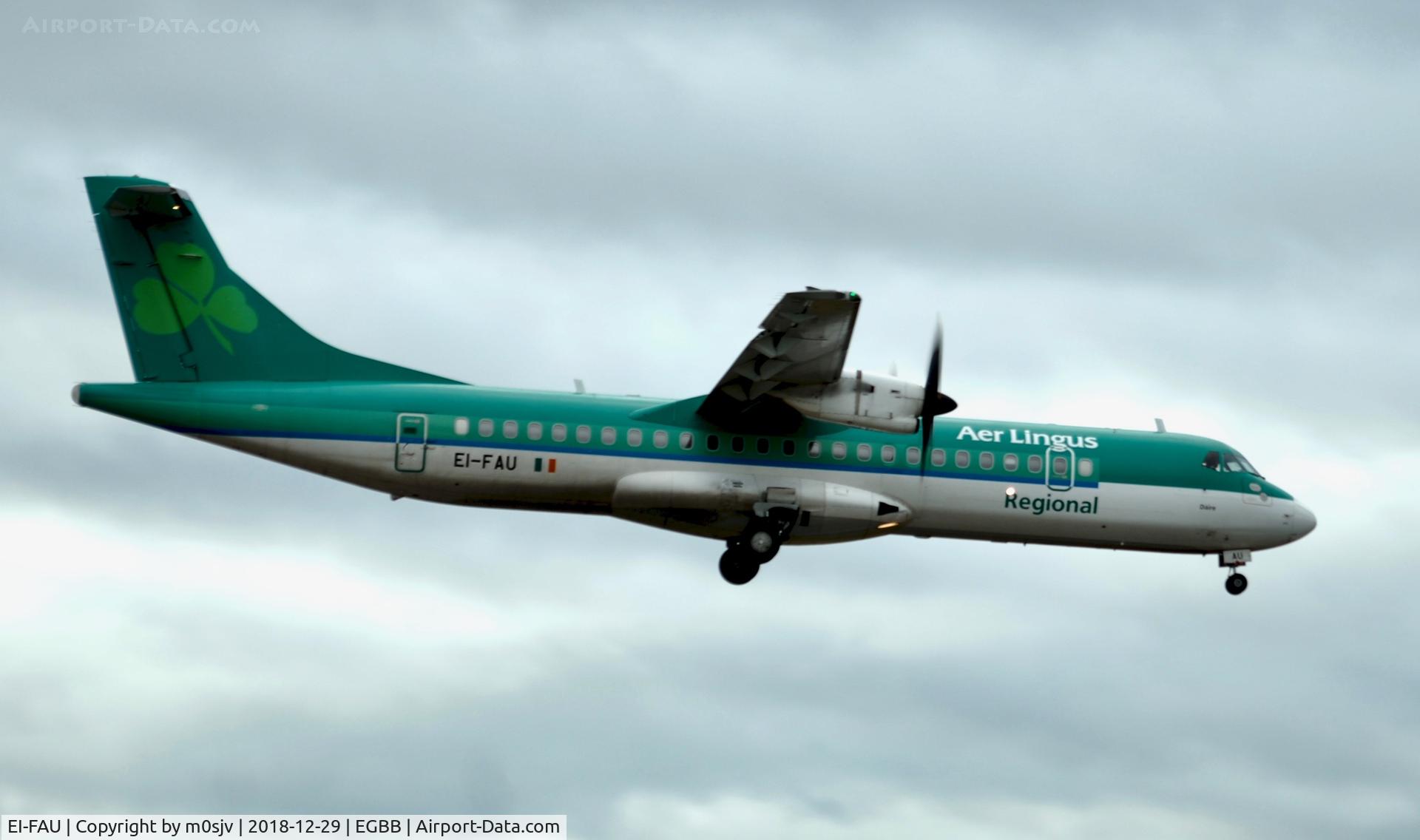EI-FAU, 2013 ATR 72-600 (72-212A) C/N 1098, Taken from Carpark 5