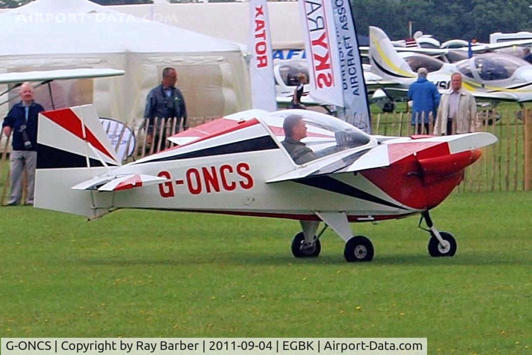G-ONCS, 1972 Slingsby Tipsy T-66 Nipper 3 C/N PFA 1390, G-ONCS   Tipsy T.66 Nipper III [PFA 1390] Sywell~G 04/09/2011