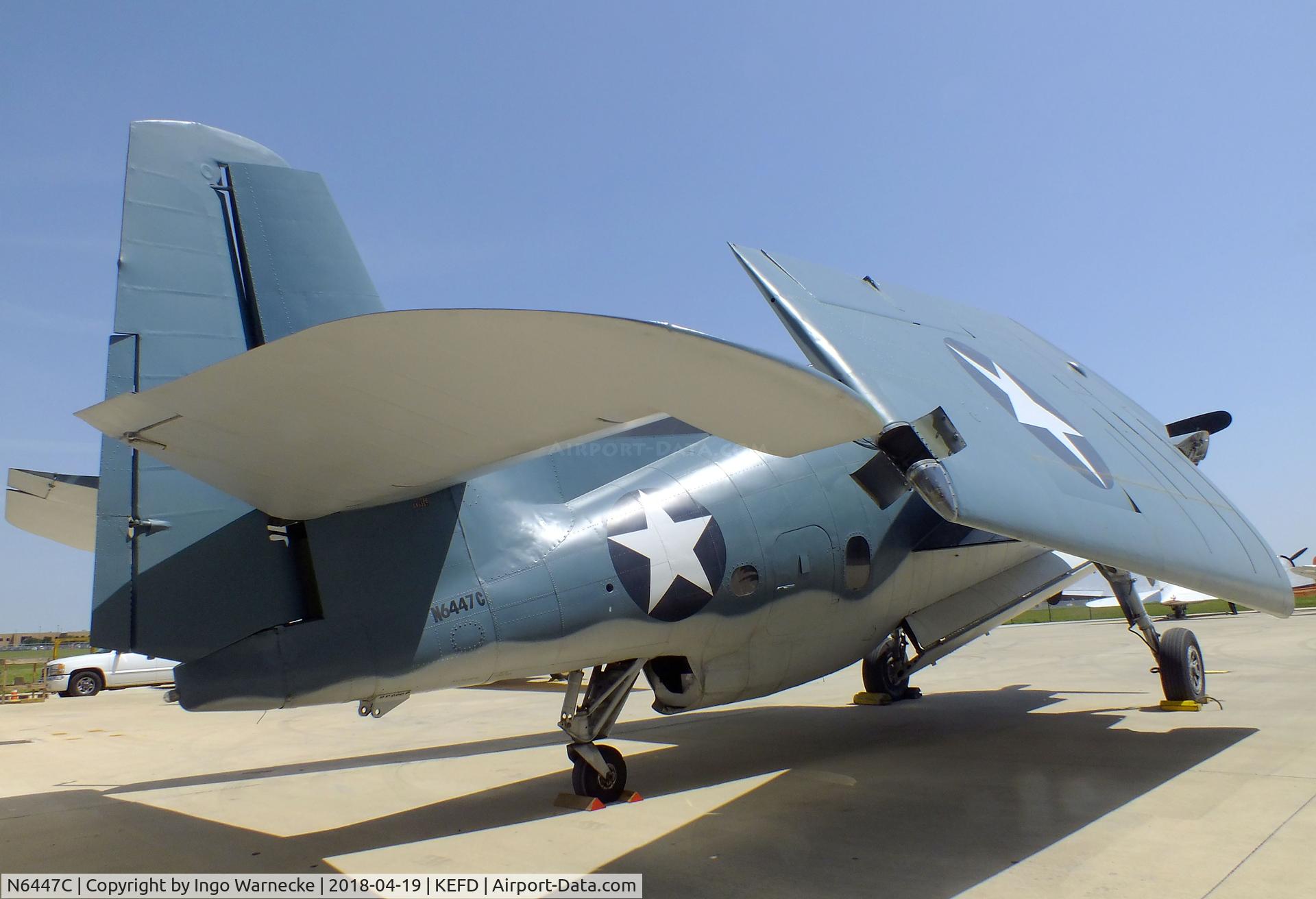 N6447C, 1945 Grumman TBM-3E Avenger C/N 53575, Grumman (General Motors) TBM-3E Avenger at the Lone Star Flight Museum, Houston TX