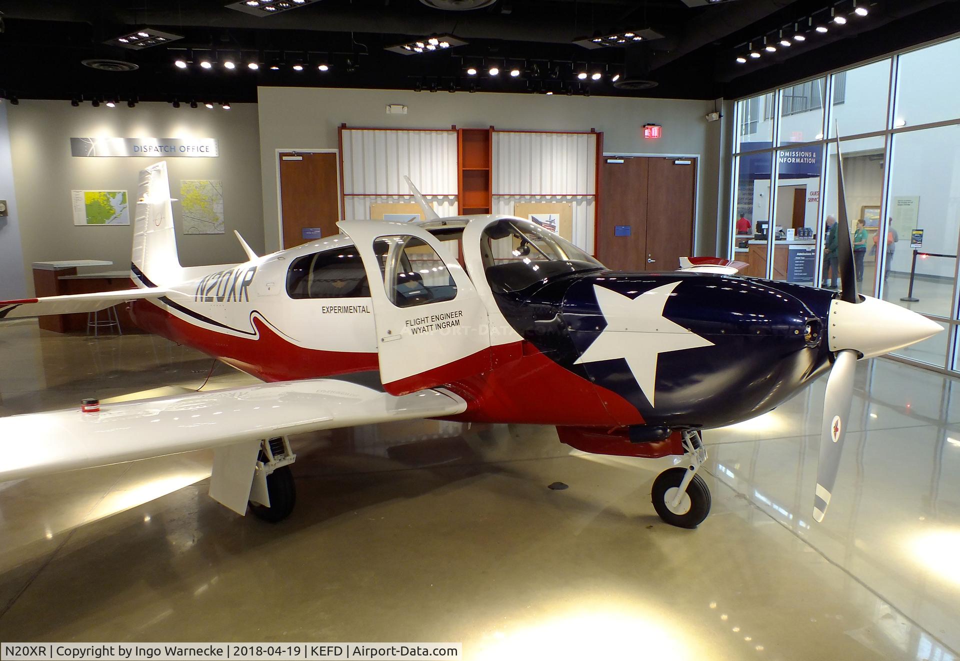 N20XR, 1994 Mooney M20R Ovation C/N 29-0001, Mooney M20R Ovation at the Lone Star Flight Museum, Houston TX