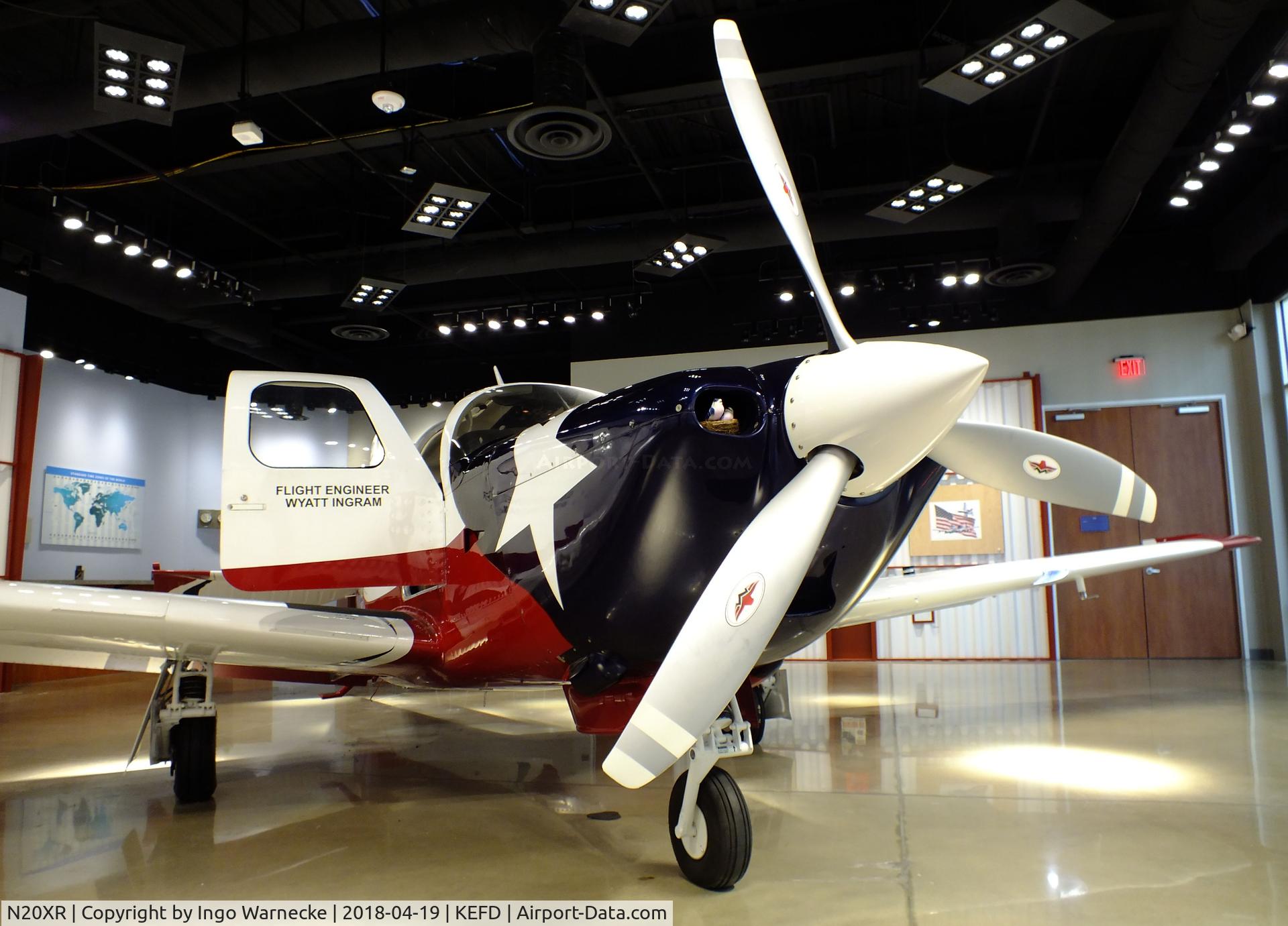 N20XR, 1994 Mooney M20R Ovation C/N 29-0001, Mooney M20R Ovation at the Lone Star Flight Museum, Houston TX