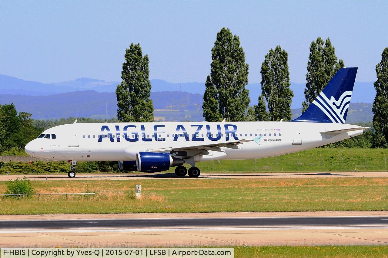 F-HBIS, 2007 Airbus A320-214 C/N 3136, Airbus A320-214, Taxiing to holding point Bravo rwy 15, Bâle-Mulhouse-Fribourg airport (LFSB-BSL)