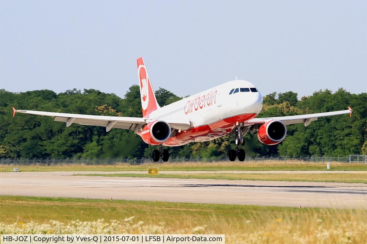 HB-JOZ, 2011 Airbus A320-214 C/N 4631, Airbus A320-214, Landing rwy 15, Bâle-Mulhouse-Fribourg airport (LFSB-BSL)