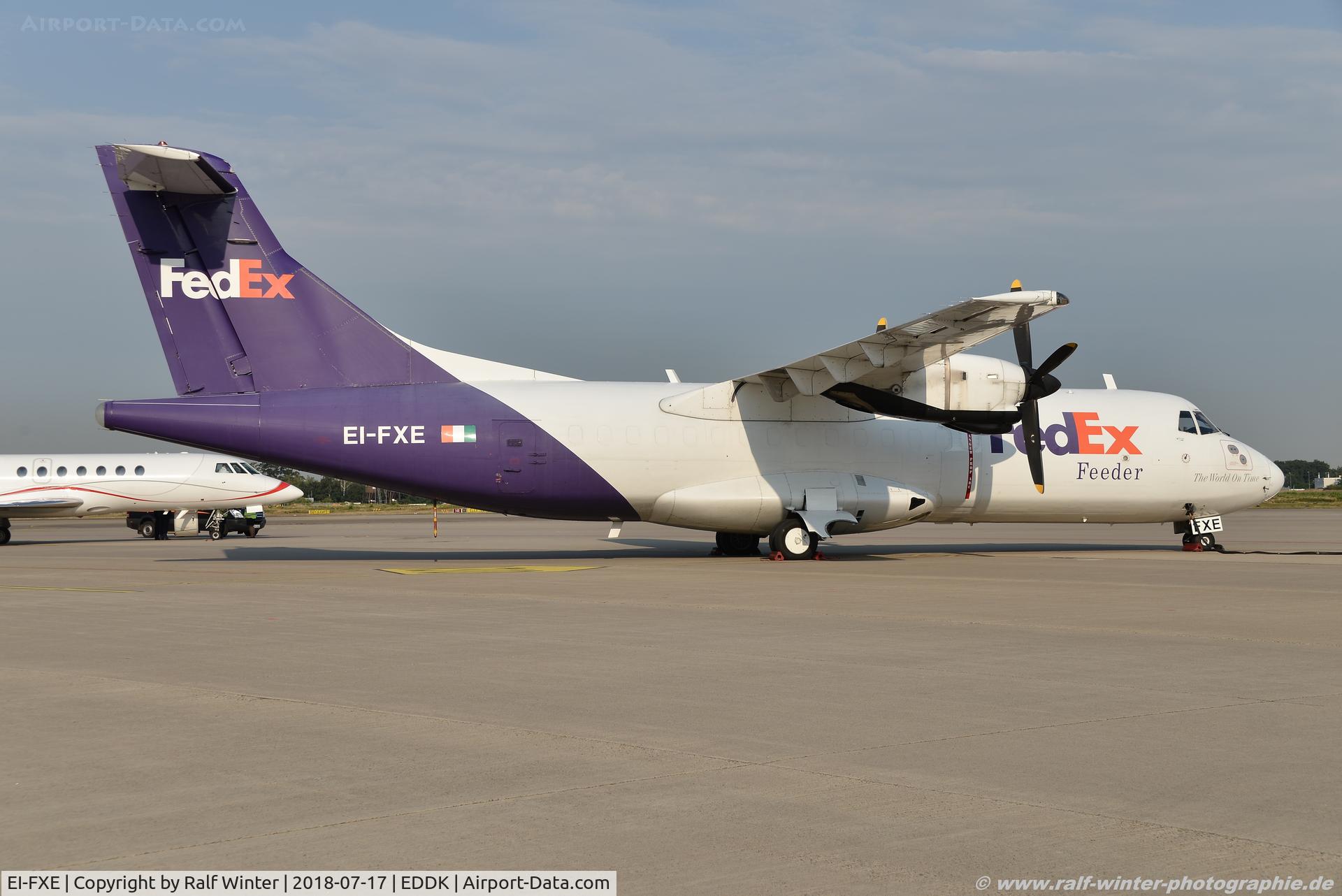 EI-FXE, 1992 ATR 42-320F C/N 327, ATR 42-320F - AG ABR Air Contracters opf FedEx - 327 - EI-FXE - 17.07.2018 - CGN