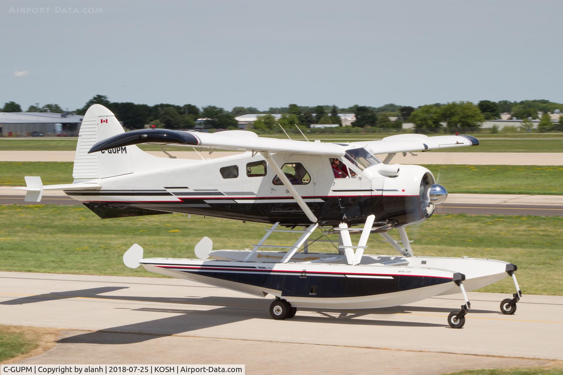 C-GUPM, 1951 De Havilland Canada DHC-2 Beaver Mk.1 C/N 336, Rolling after arrival at AirVenture 2018