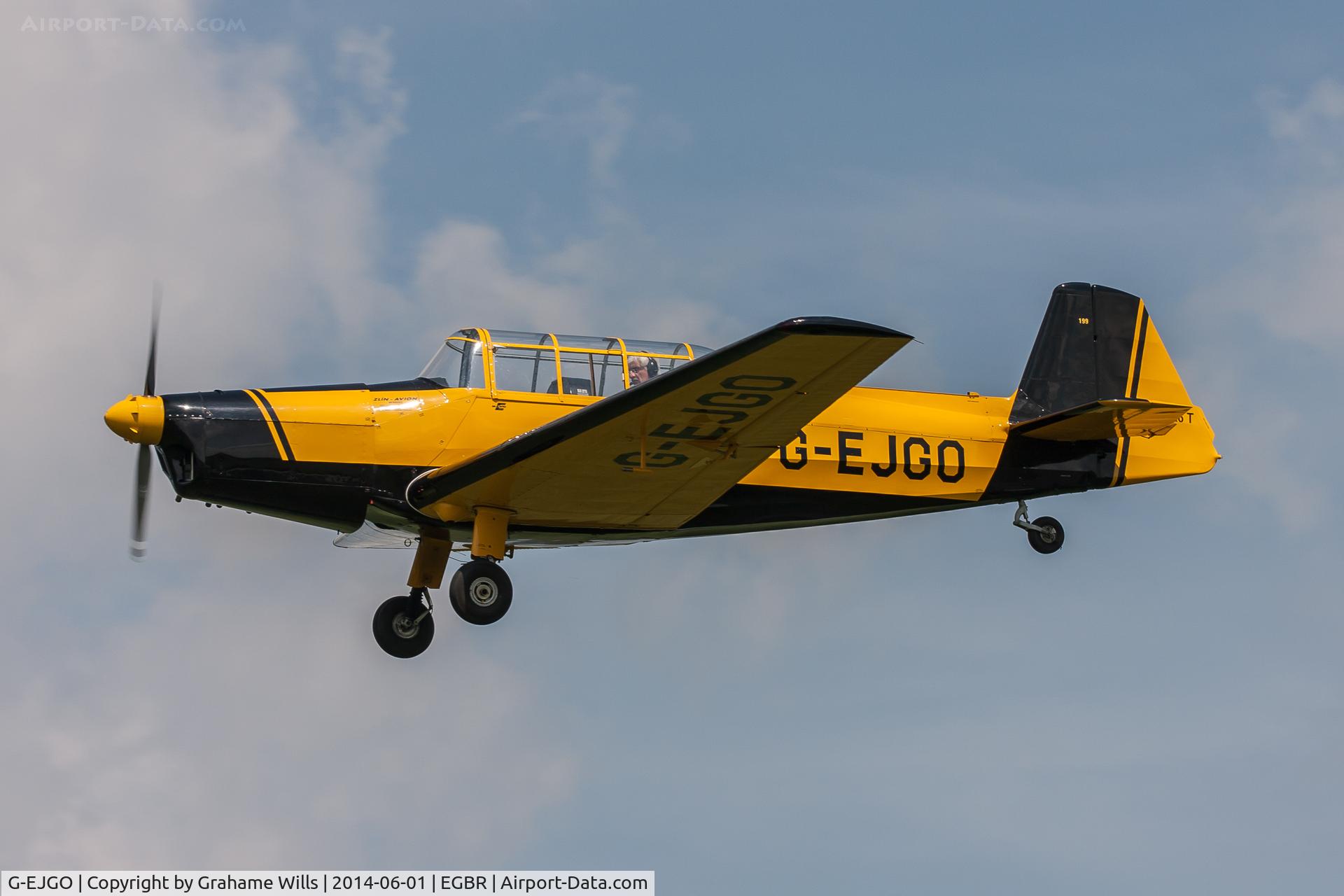 G-EJGO, 1958 Zlin Z-226 Trener C/N 199, Zlin Z226HE Trener G-EJGO, Breighton 1/6/14