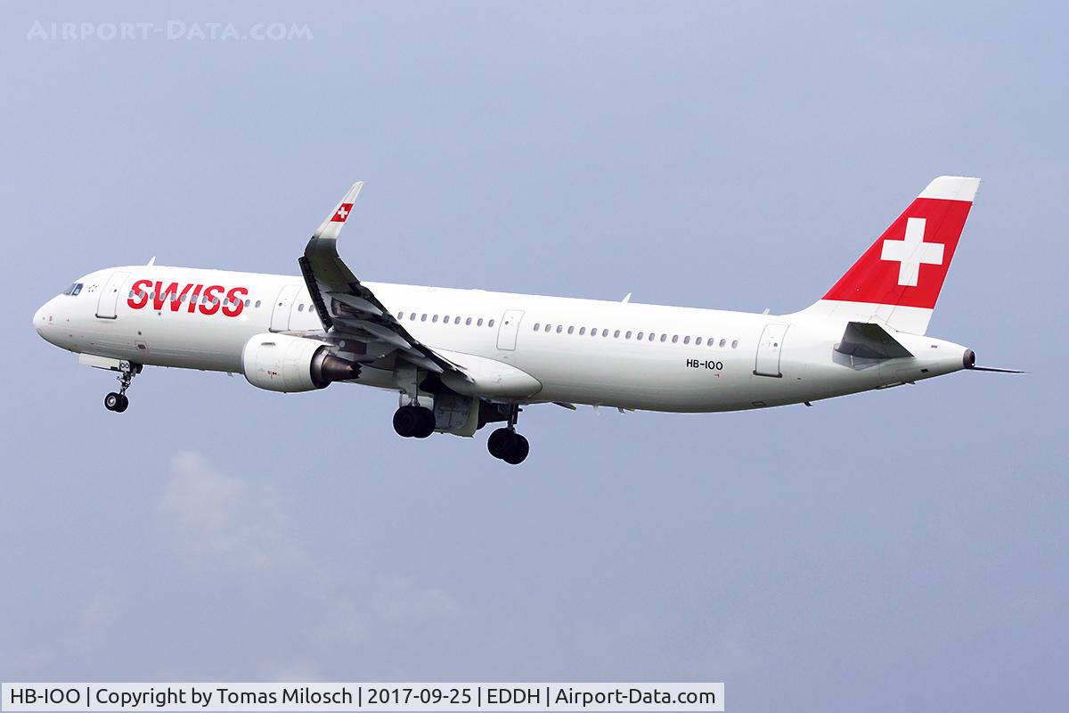 HB-IOO, 2016 Airbus A321-212 C/N 7007, 