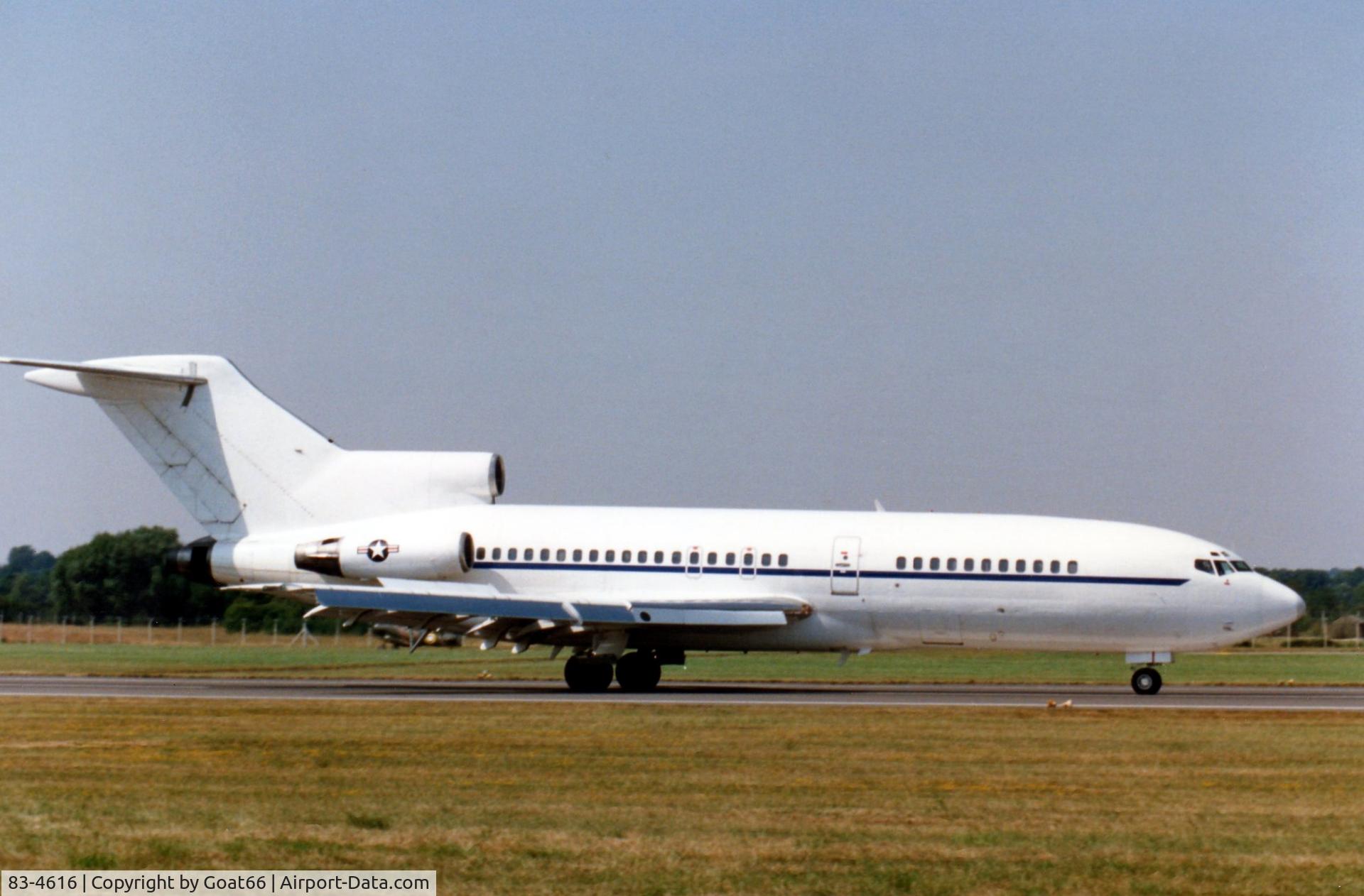 83-4616, 1964 Boeing C-22B C/N 18817, Arriving for IAT 1989, RAF Fairford, July 1989