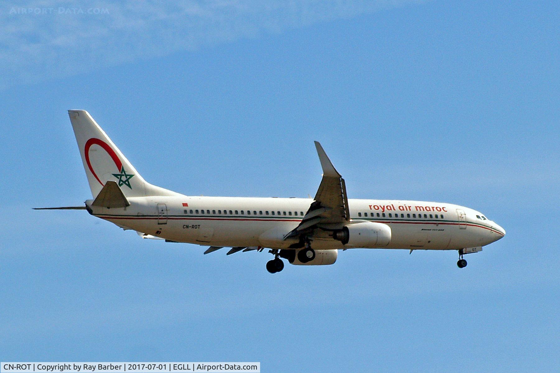 CN-ROT, 2009 Boeing 737-8B6 C/N 33068, CN-ROT   Boeing 737-8B6 [33068] (Royal Air Maroc) Home~G 01/07/2017