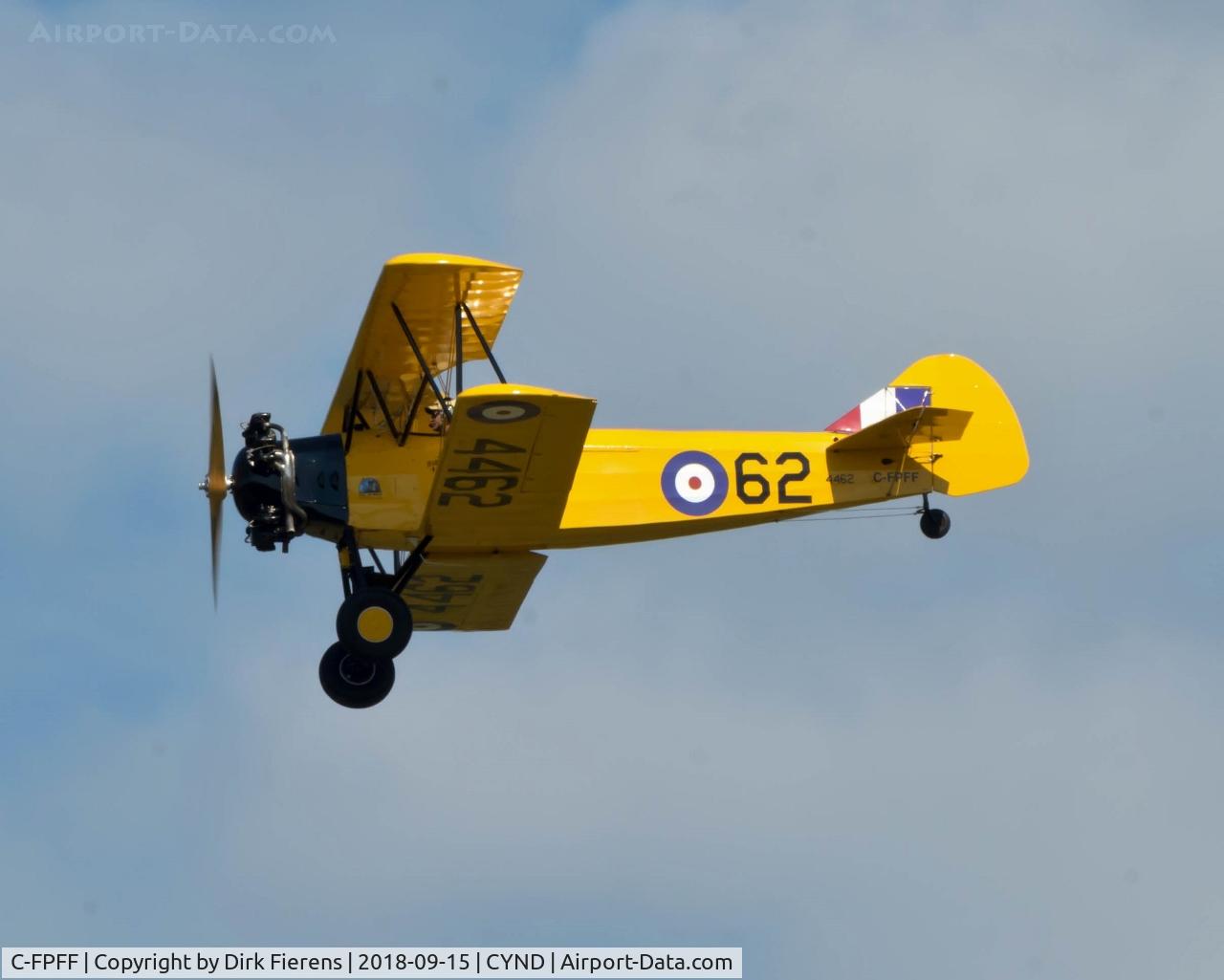 C-FPFF, Fleet 16B Finch II C/N 284, Doing a flyby.