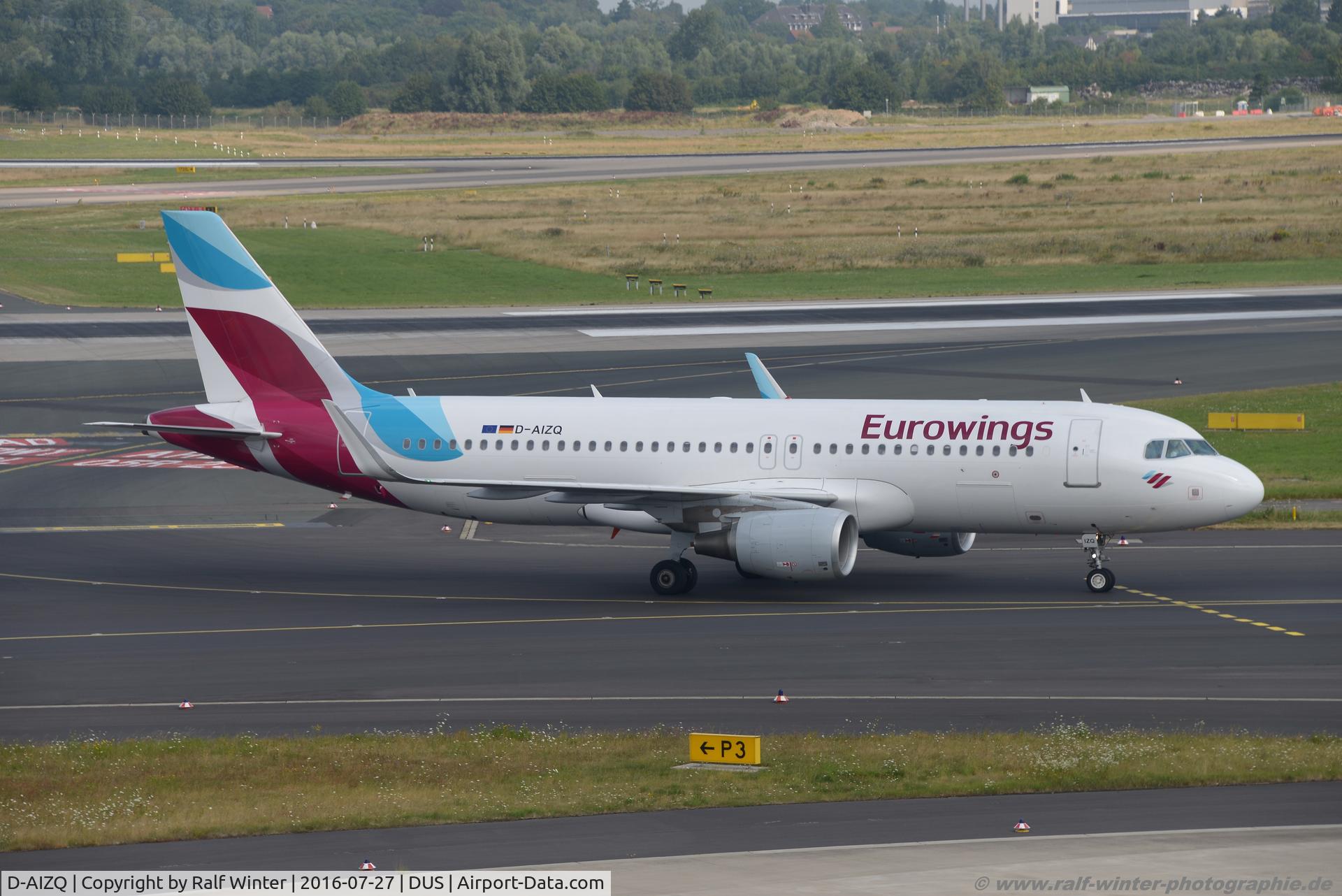 D-AIZQ, 2013 Airbus A320-214 C/N 5497, Airbus A320-214(W) - EW EWG Eurowings ex Lufthansa - 5497 - D-AIZQ - 27.07.2016 - DUS