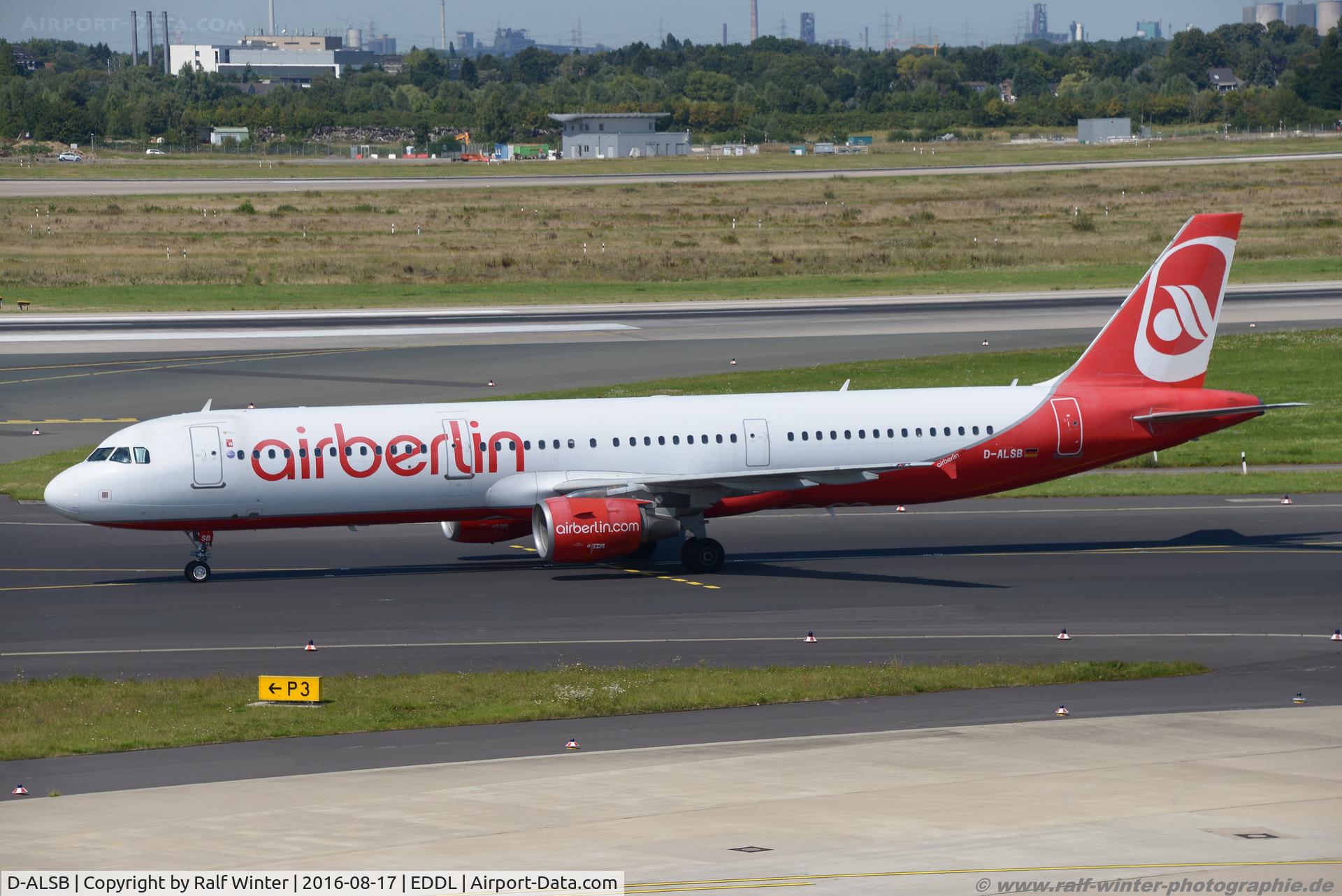D-ALSB, 2003 Airbus A321-211 C/N 1994, Airbus A321-211 - AB BER Air Berlin - 1994 - D-ALSB - 17.08.2016 - DUS