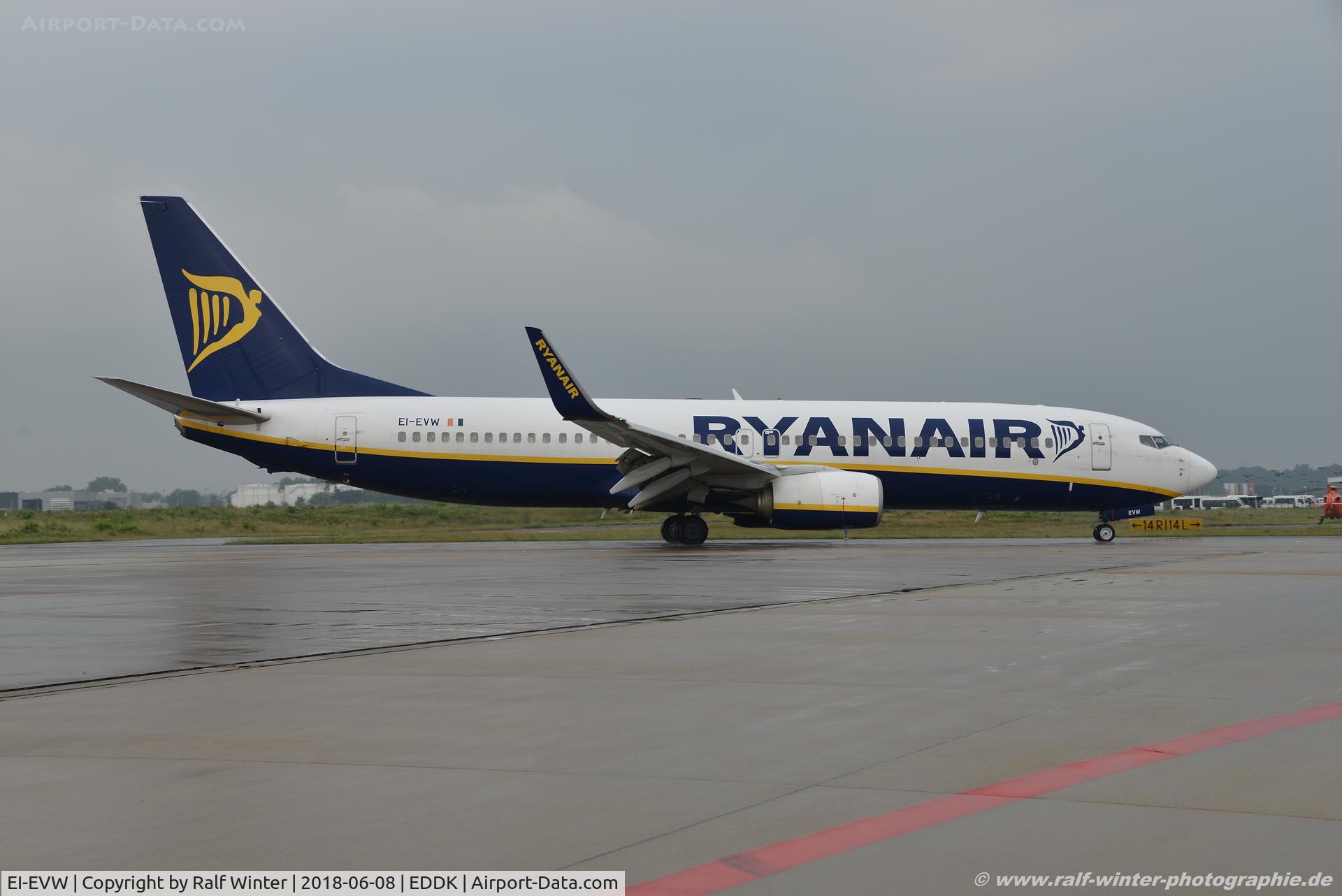 EI-EVW, 2012 Boeing 737-8AS C/N 40318, Boeing 737-8AS(W) - FR RYR Ryanair - 40318 - EI-EVW - 08.06.2018 - CGN