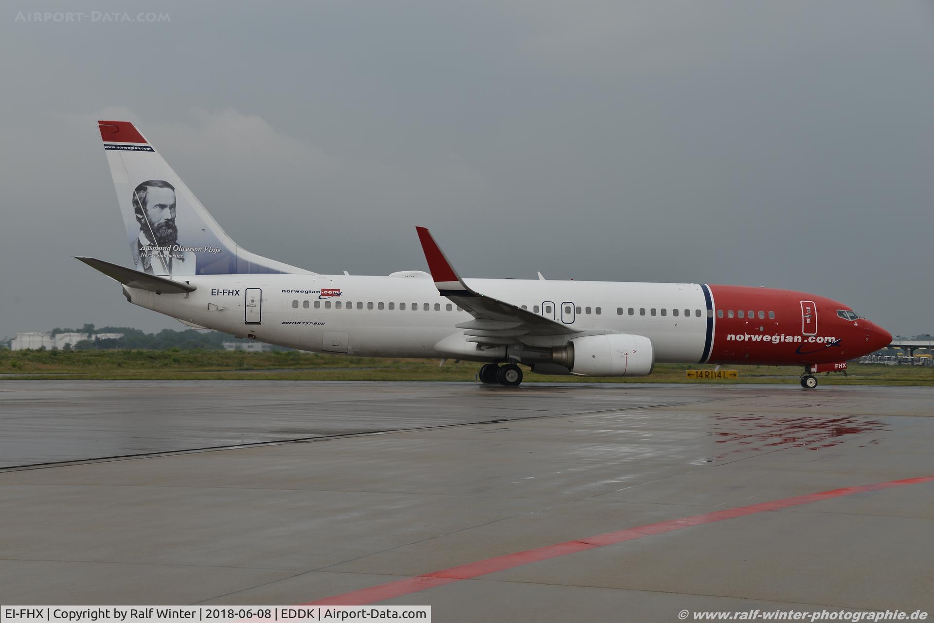 EI-FHX, 2010 Boeing 737-8JP C/N 40866, Boeing 737-8JP(W) - IBK Norwegian Air International 'Aasmund Olavson Vinje' - 40866 - EI-FHX - 08.06.2018 - CGN