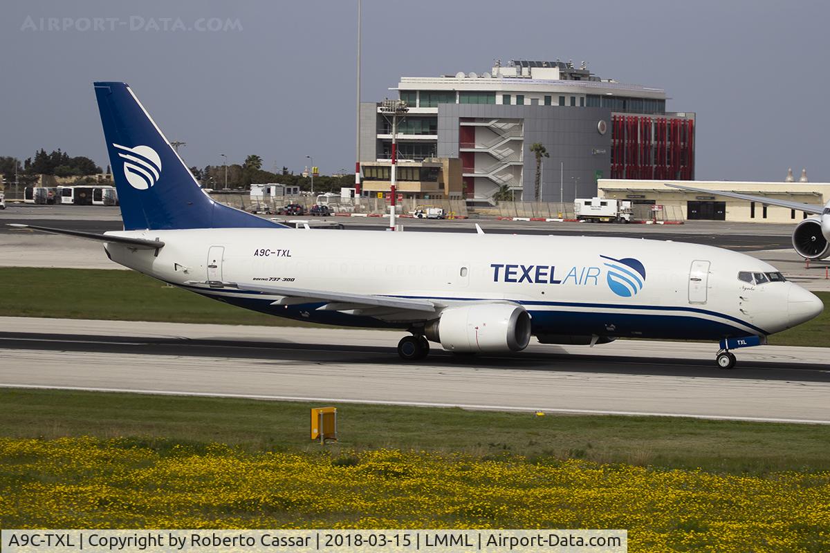 A9C-TXL, 1997 Boeing 737-3Q8/F C/N 28200, Runway 13