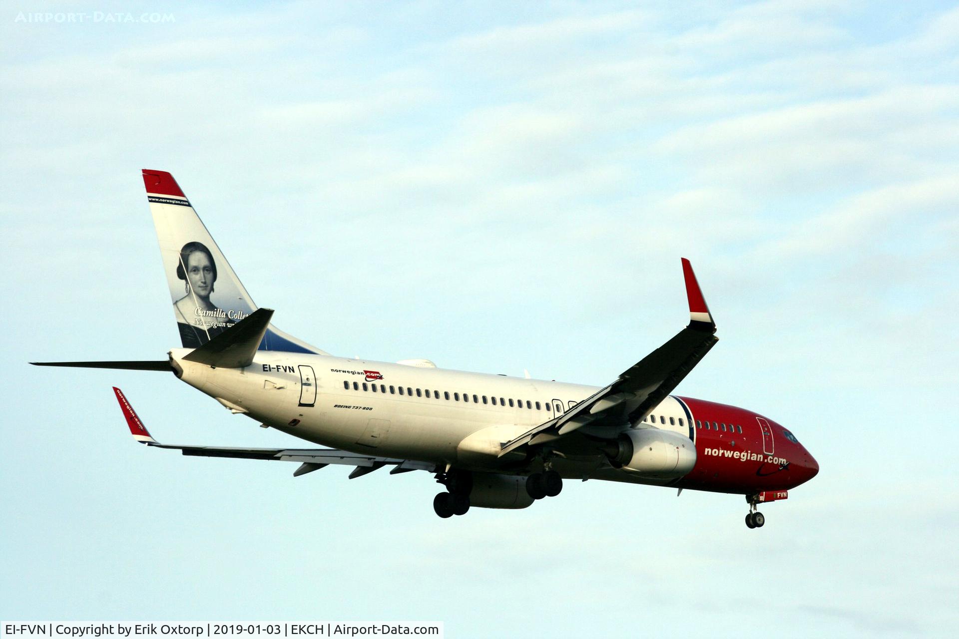 EI-FVN, 2017 Boeing 737-8JP C/N 42085, EI-FVN landing rw 04L