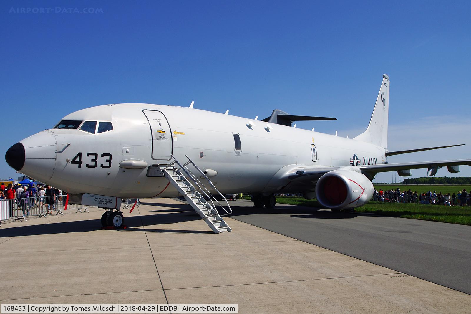 168433, 2012 Boeing P-8A Poseidon C/N 40813, ILA 2018