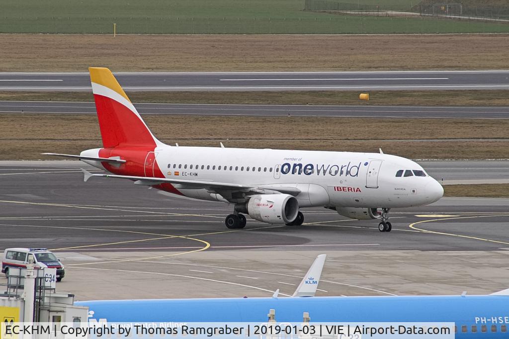 EC-KHM, 2007 Airbus A319-111 C/N 3209, Iberia Airbus A319